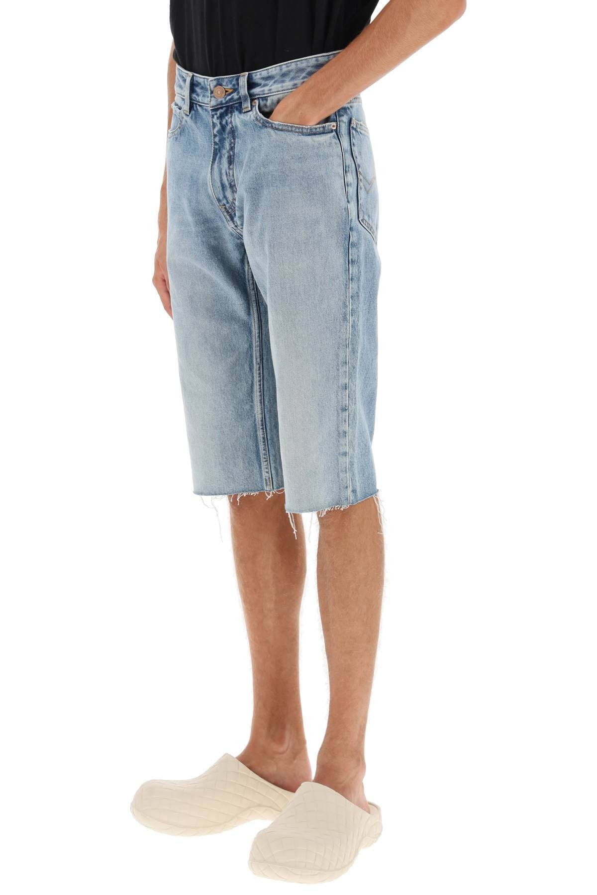 Slim Fit Denim Shorts