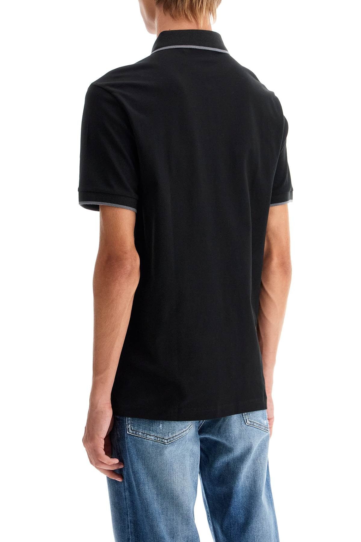 Slim Fit Piqué Polo Shirt With Tipped