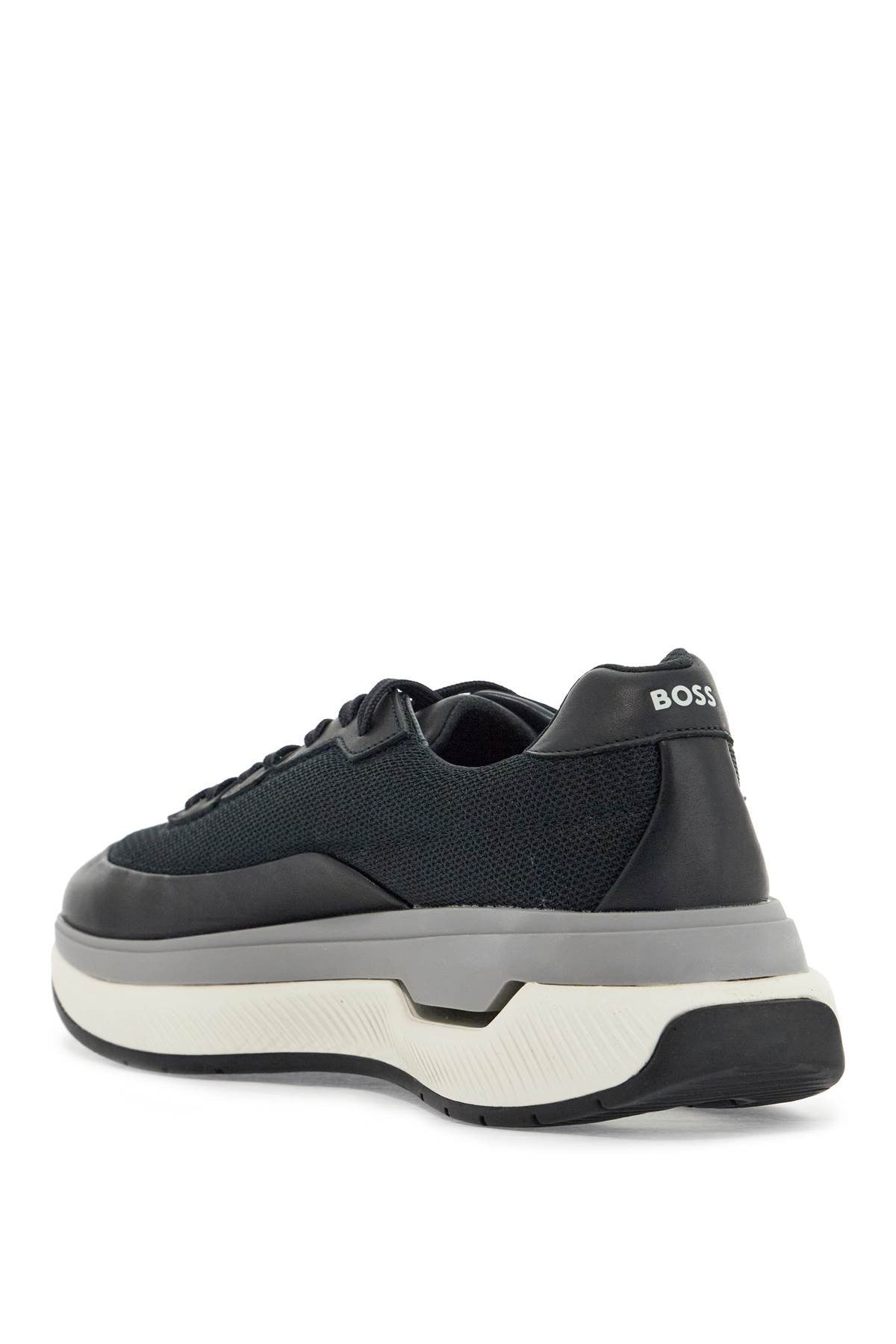 sneakers void_runn_ltny dark blue mix materials rubber sole
