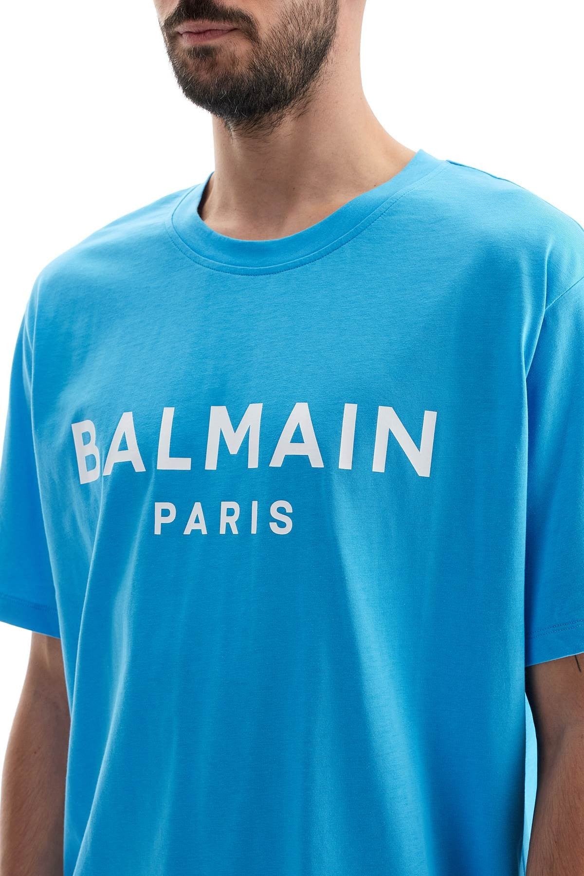 straight-cut logo t-shirt