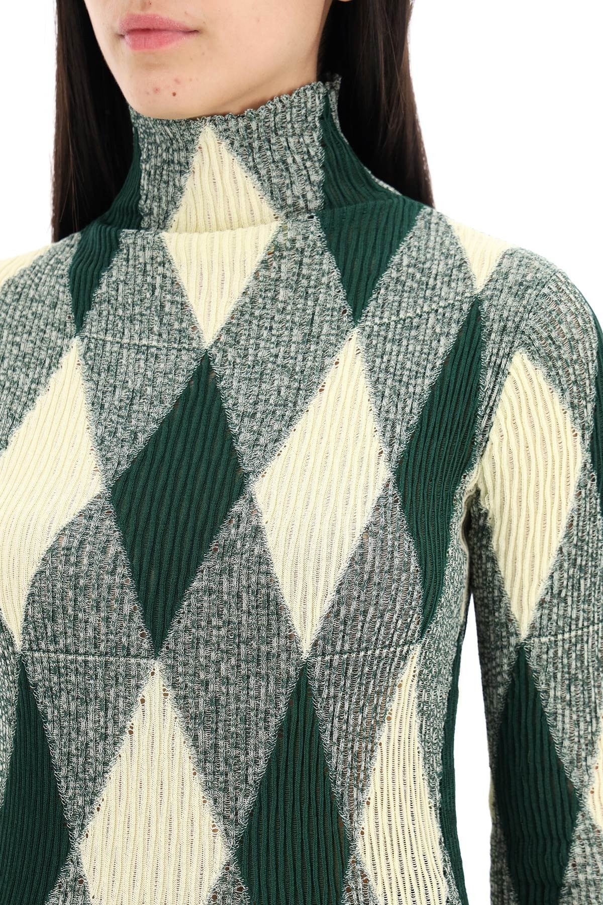 "striped cotton and silk dolcev