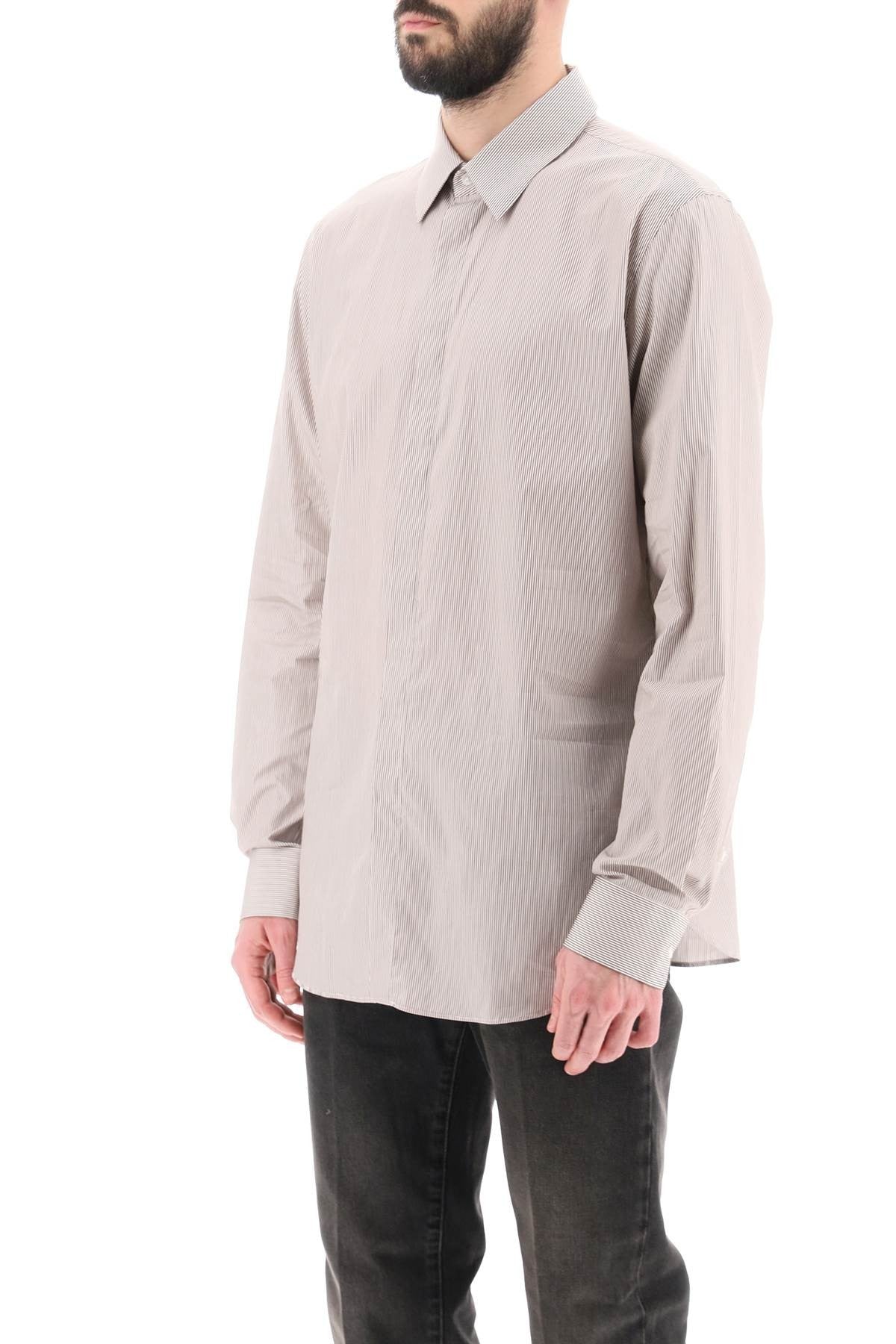 striped cotton shirt