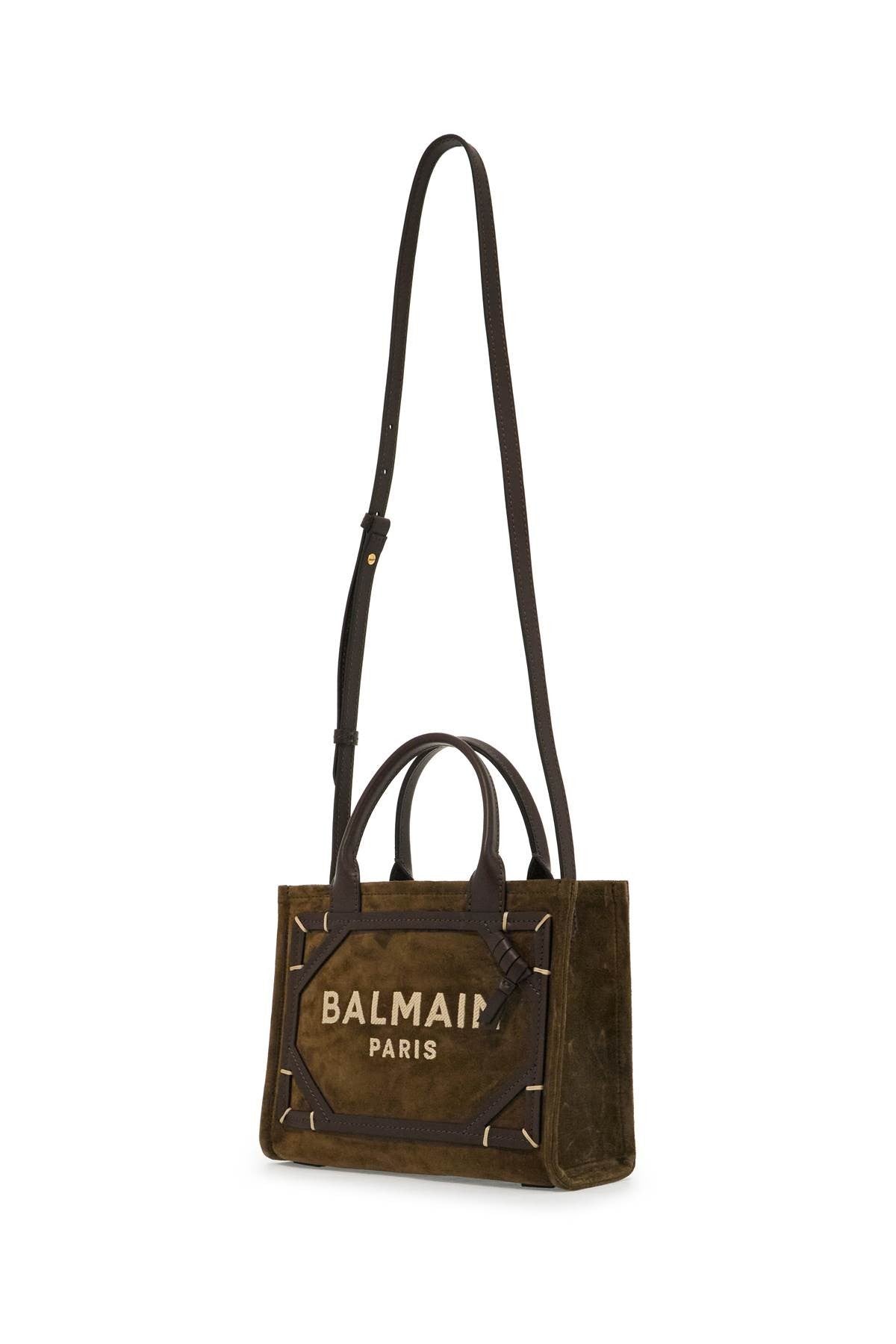 suede b-army tote bag