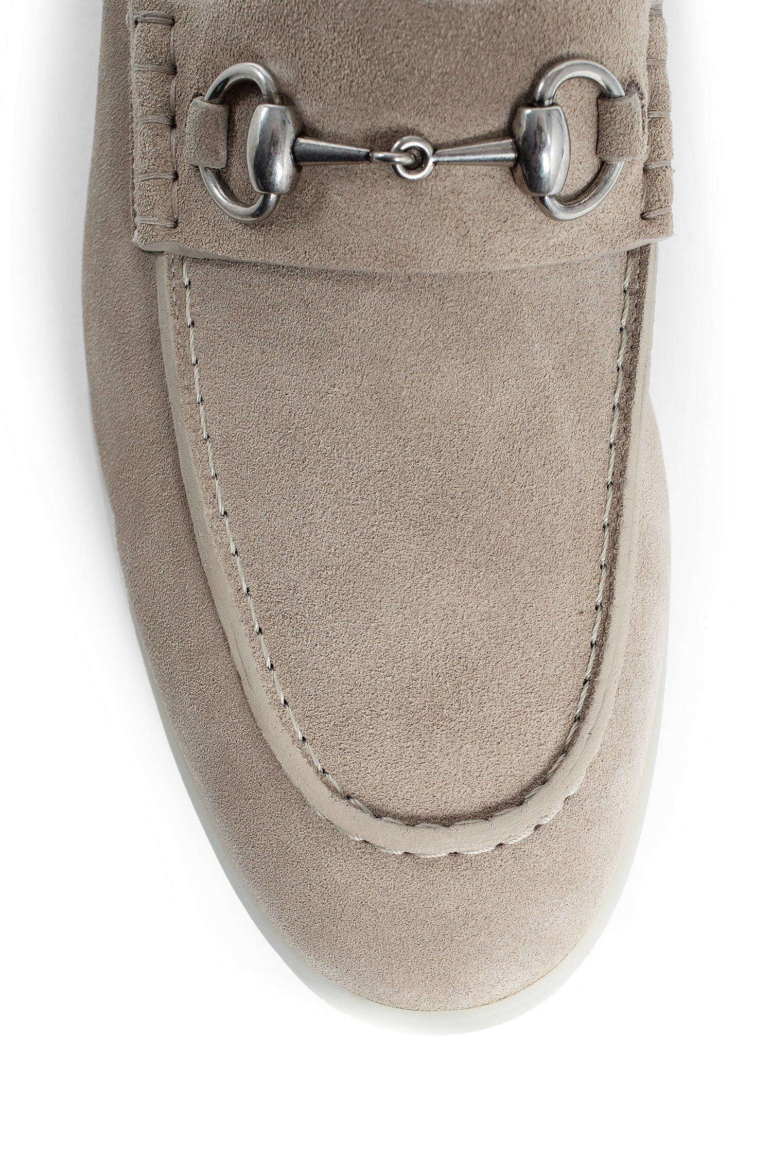 Suede Horsebit Loafers