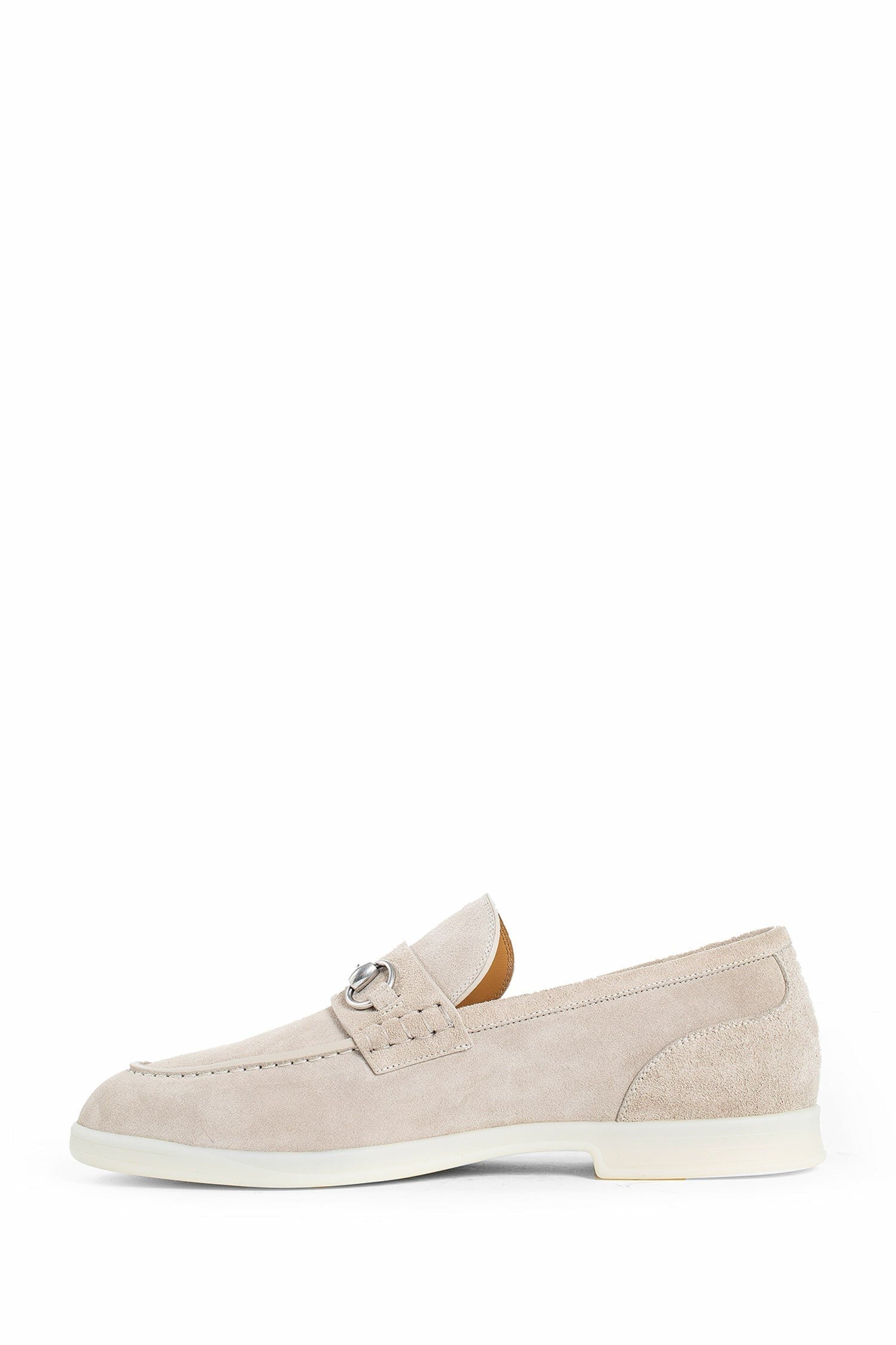 Suede Horsebit Loafers