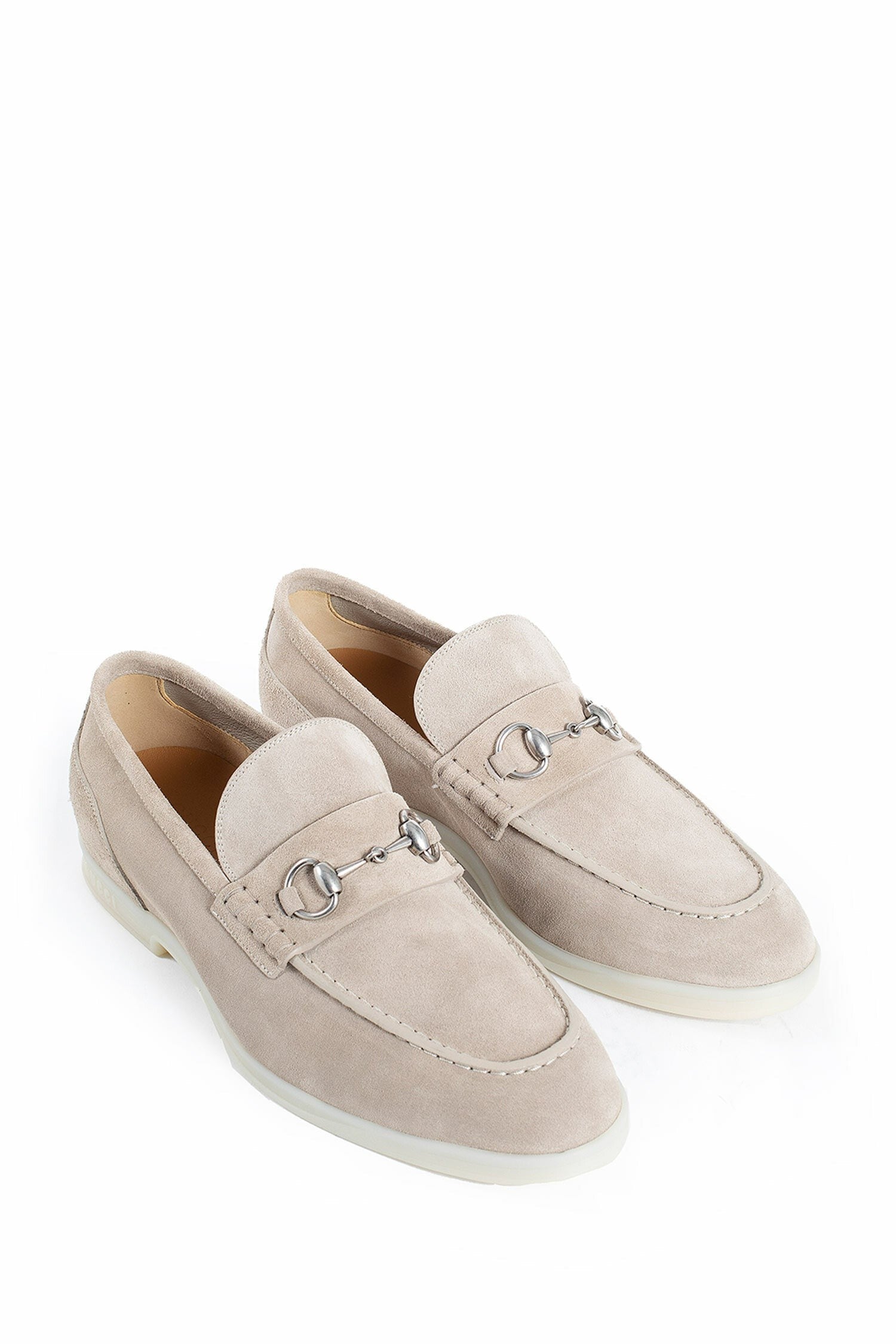 Suede Horsebit Loafers