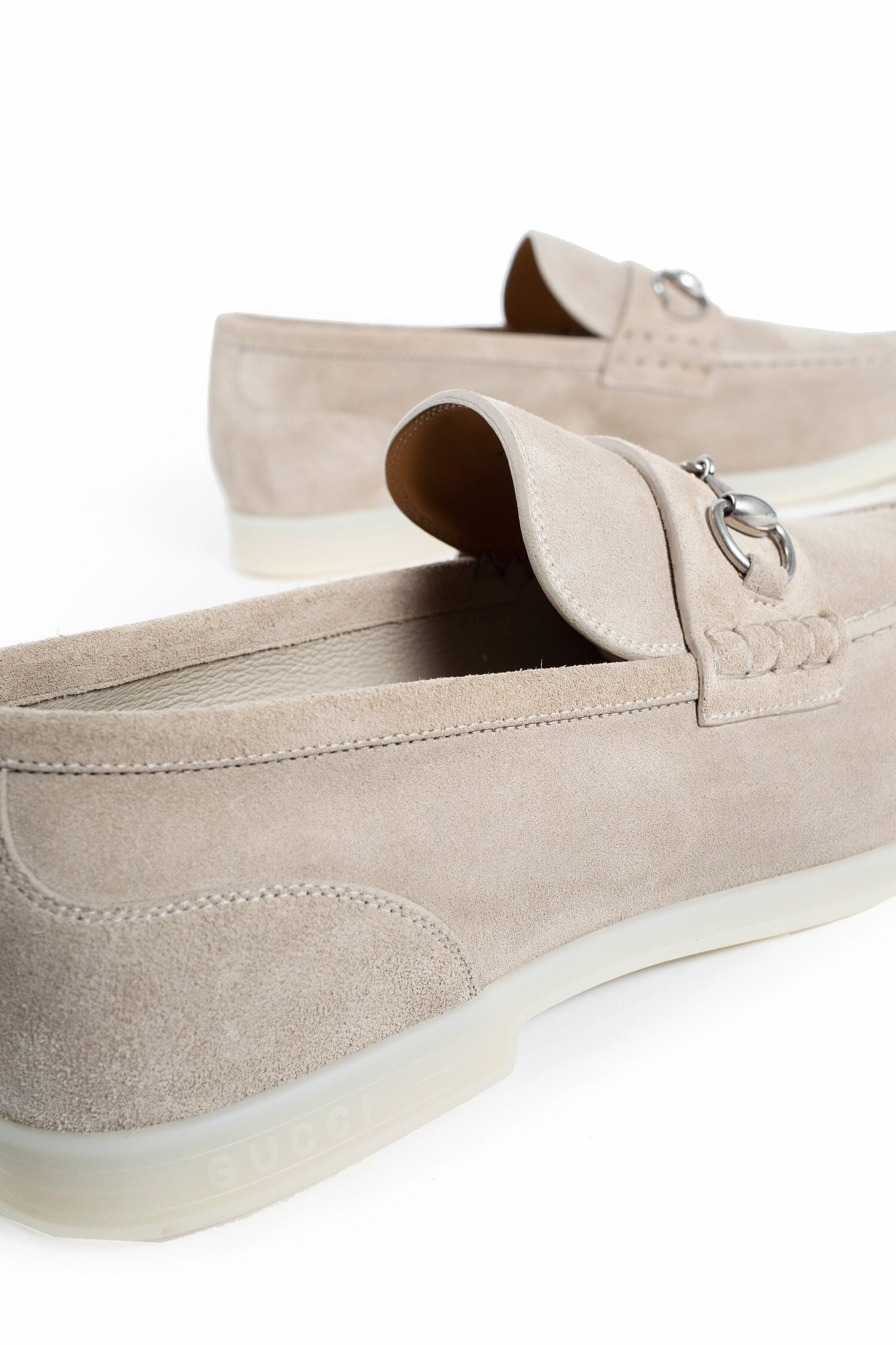 Suede Horsebit Loafers
