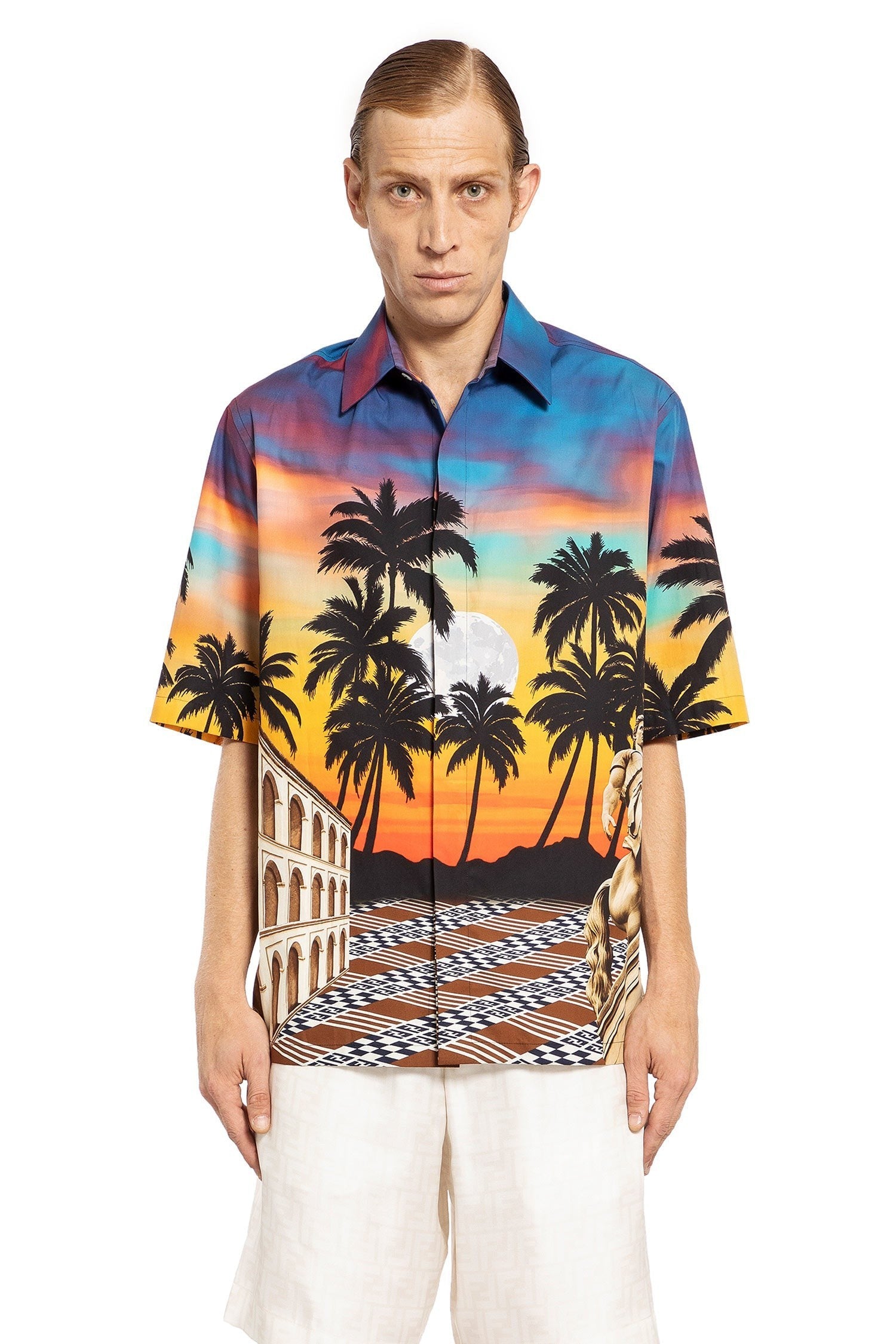 Summer In Roma Print Shirt
