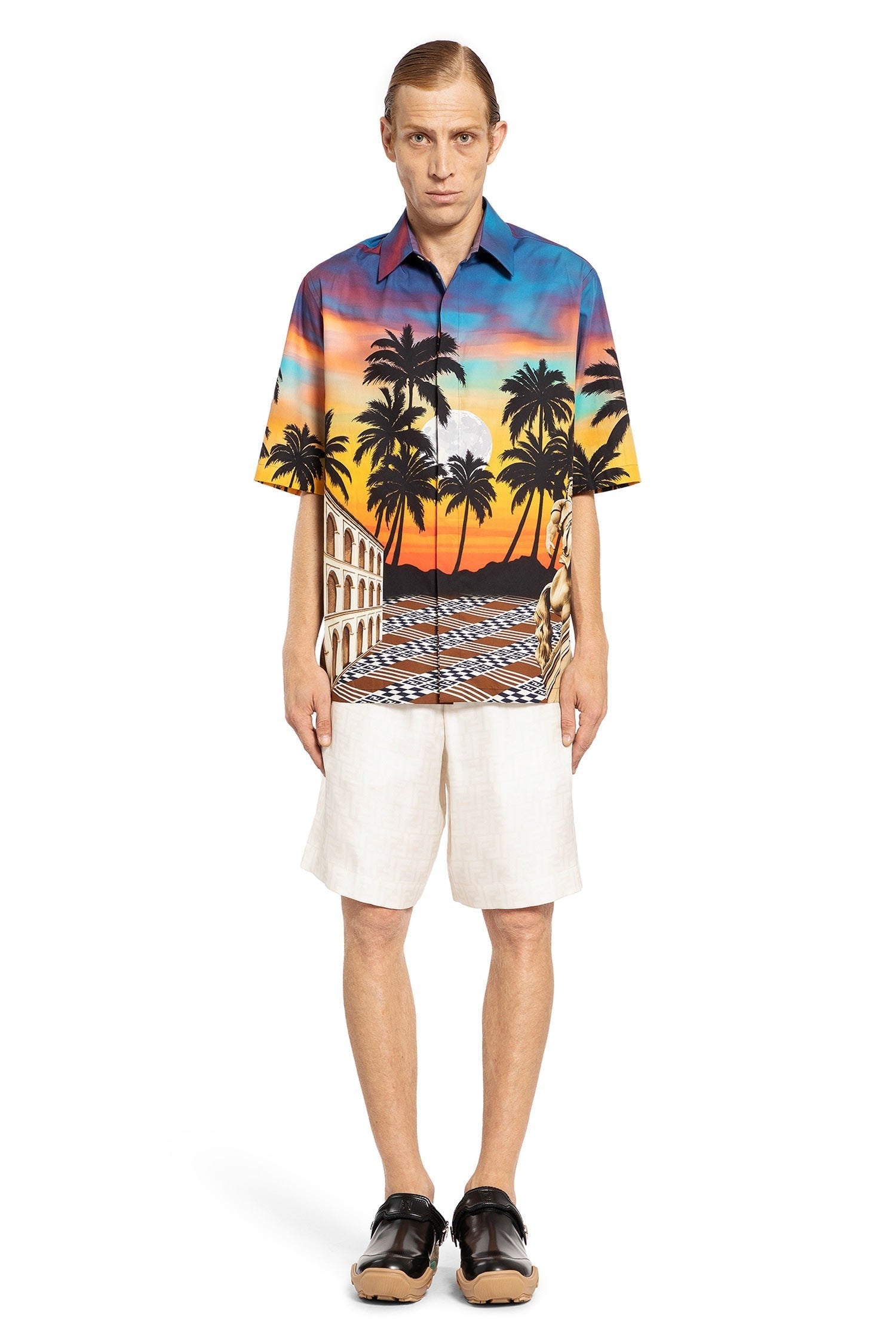 Summer In Roma Print Shirt