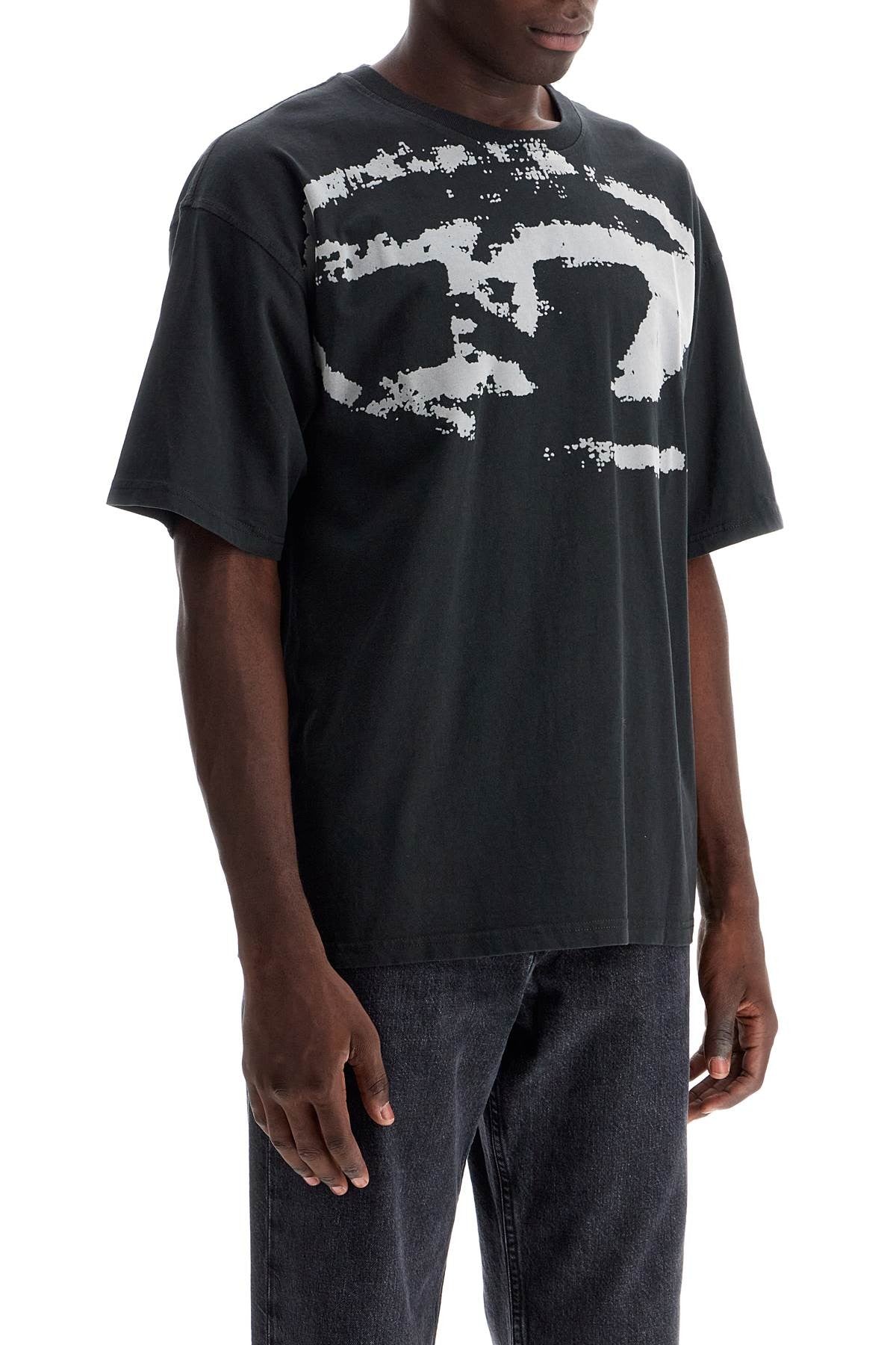 T-Boxt-N14 T-Shirt With Flocked Logo