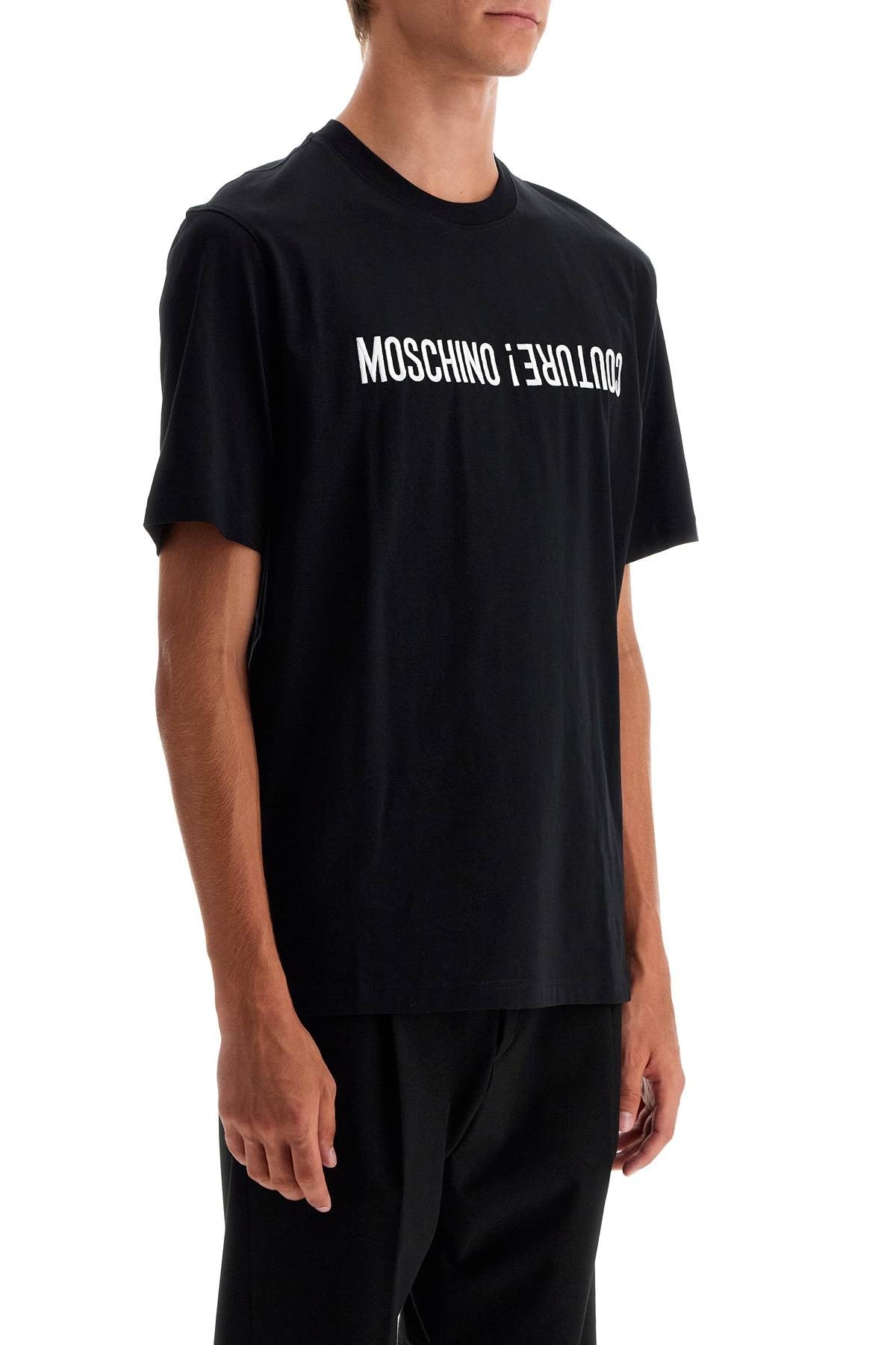 t-shirt with embroidered lettering