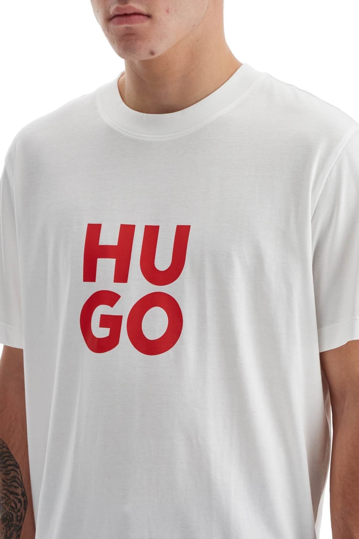 t-shirt with logo print