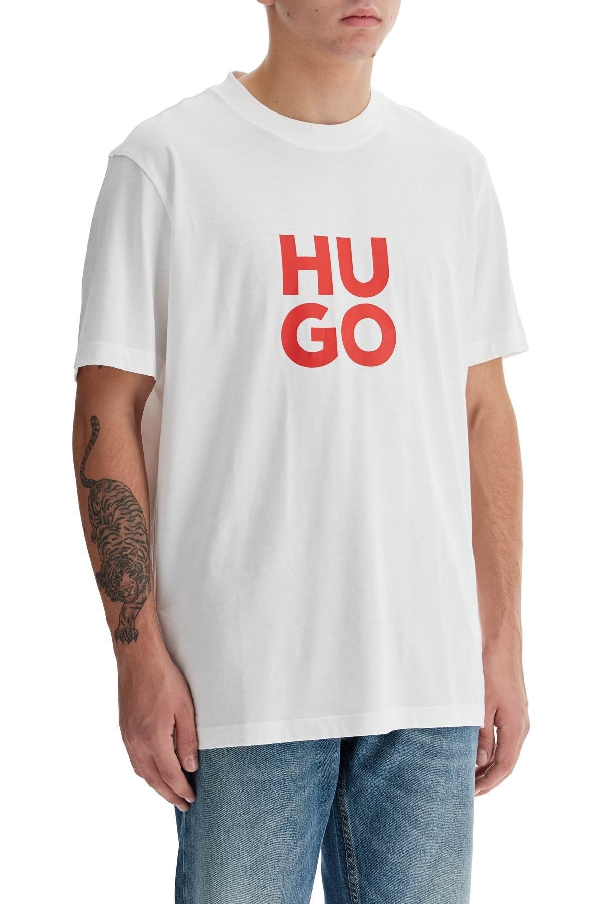 t-shirt with logo print