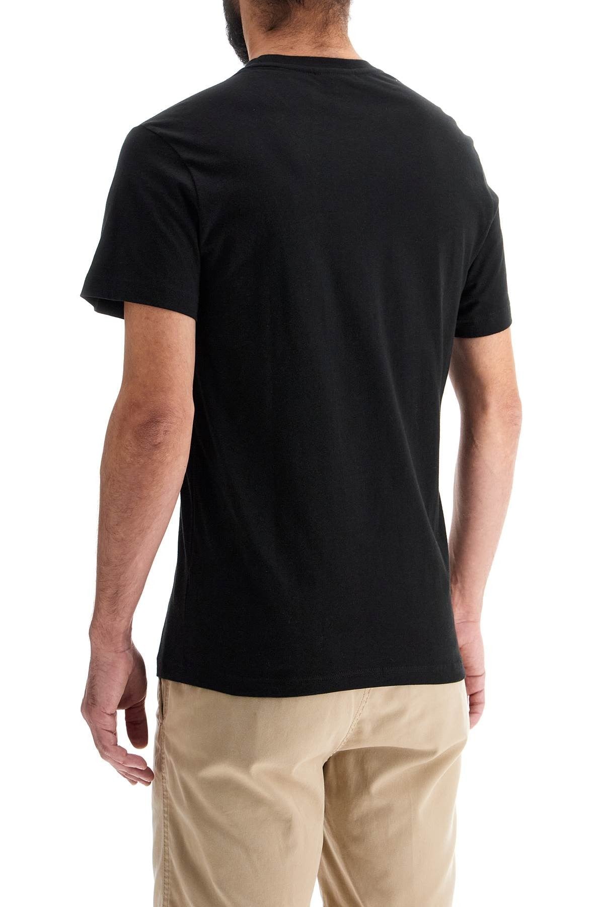 t-shirt with patch logo design