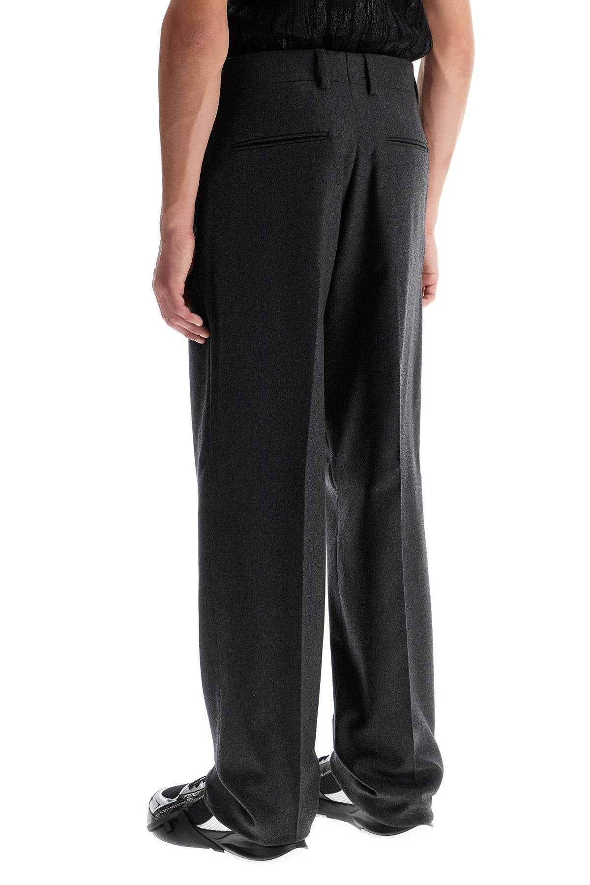 tailored cashmere trousers for