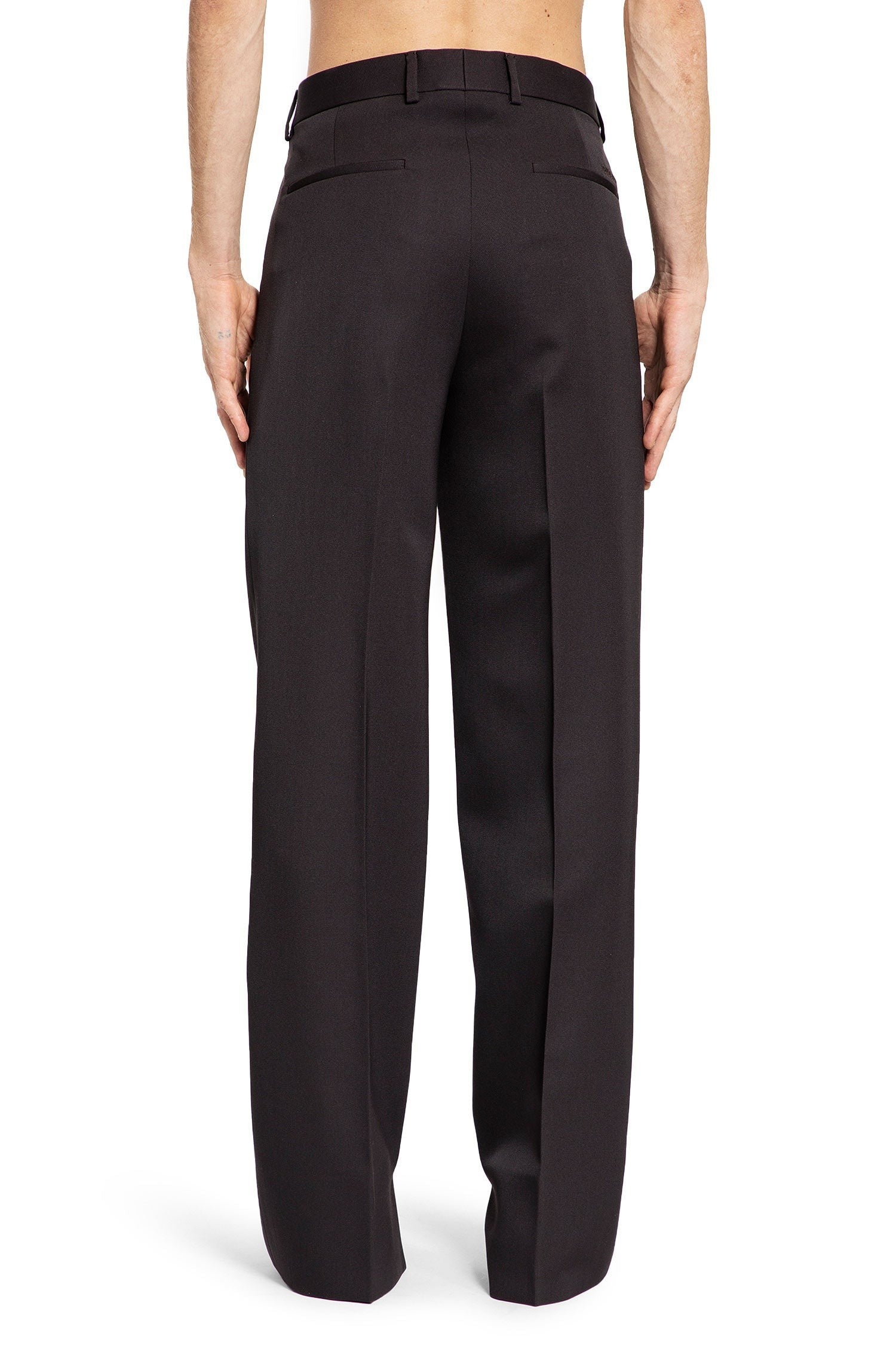 Tailored Wool Bootcut Trousers