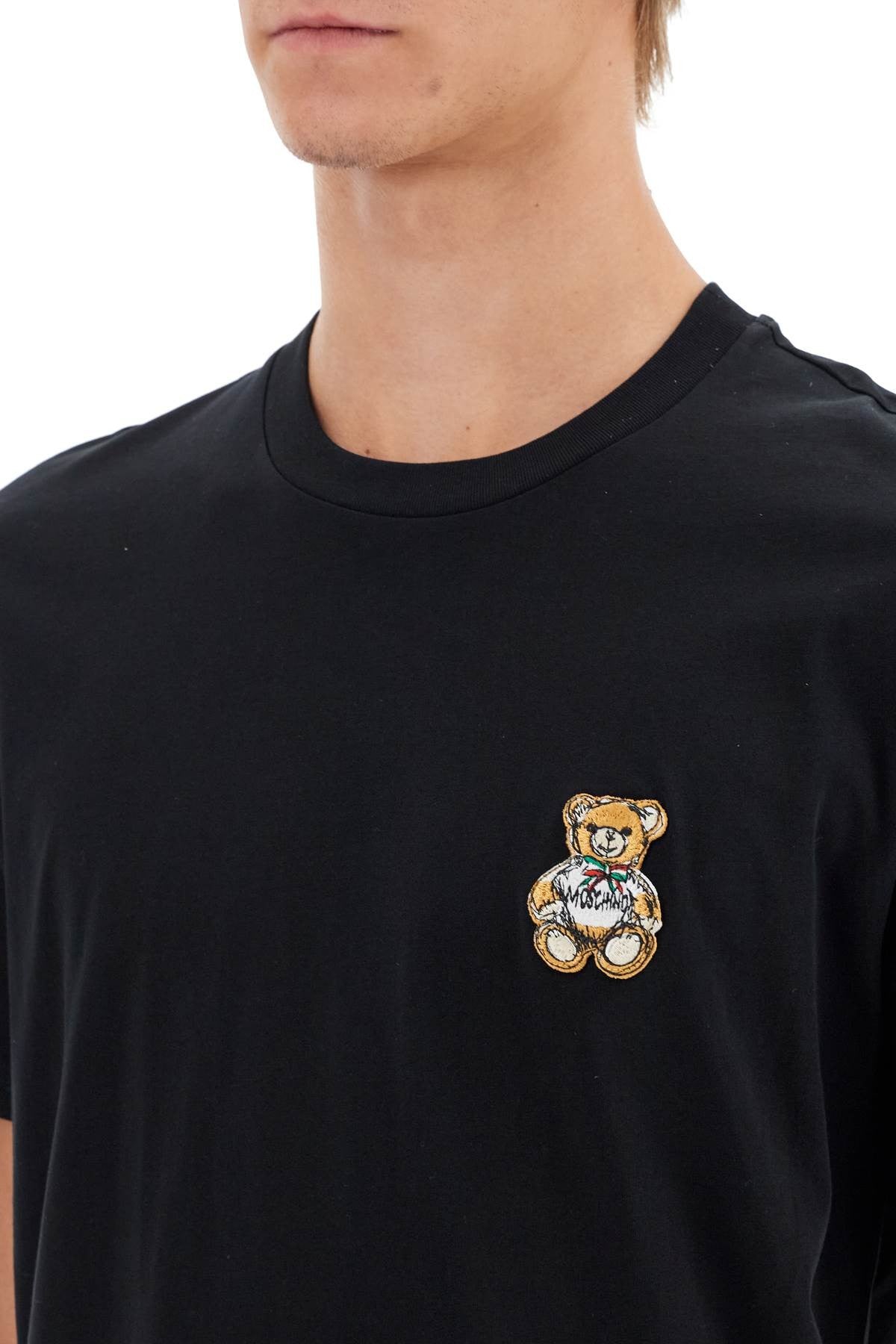 teddy bear patch t-shirt with