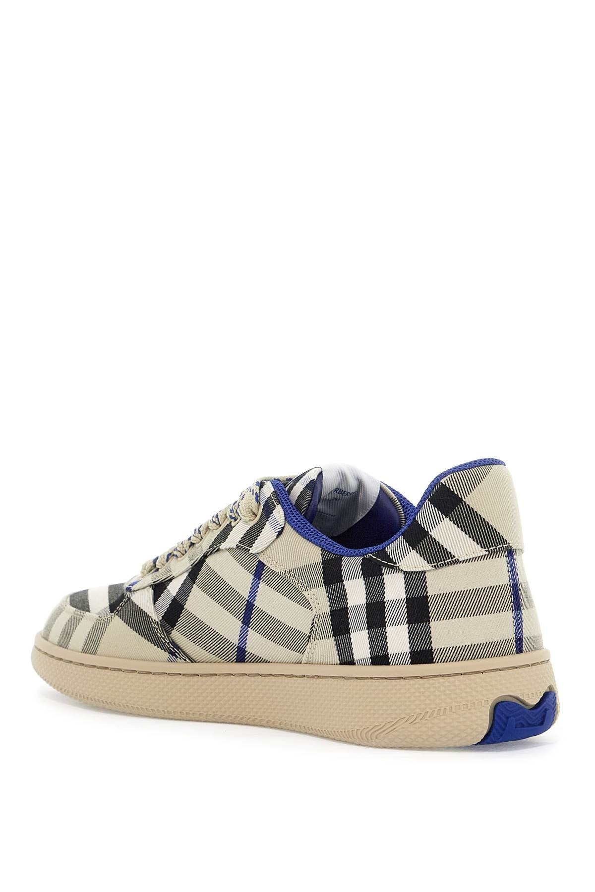 terrace check sneakers