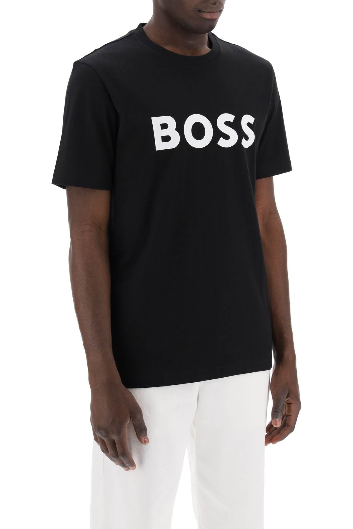 tiburt 354 logo print t-shirt