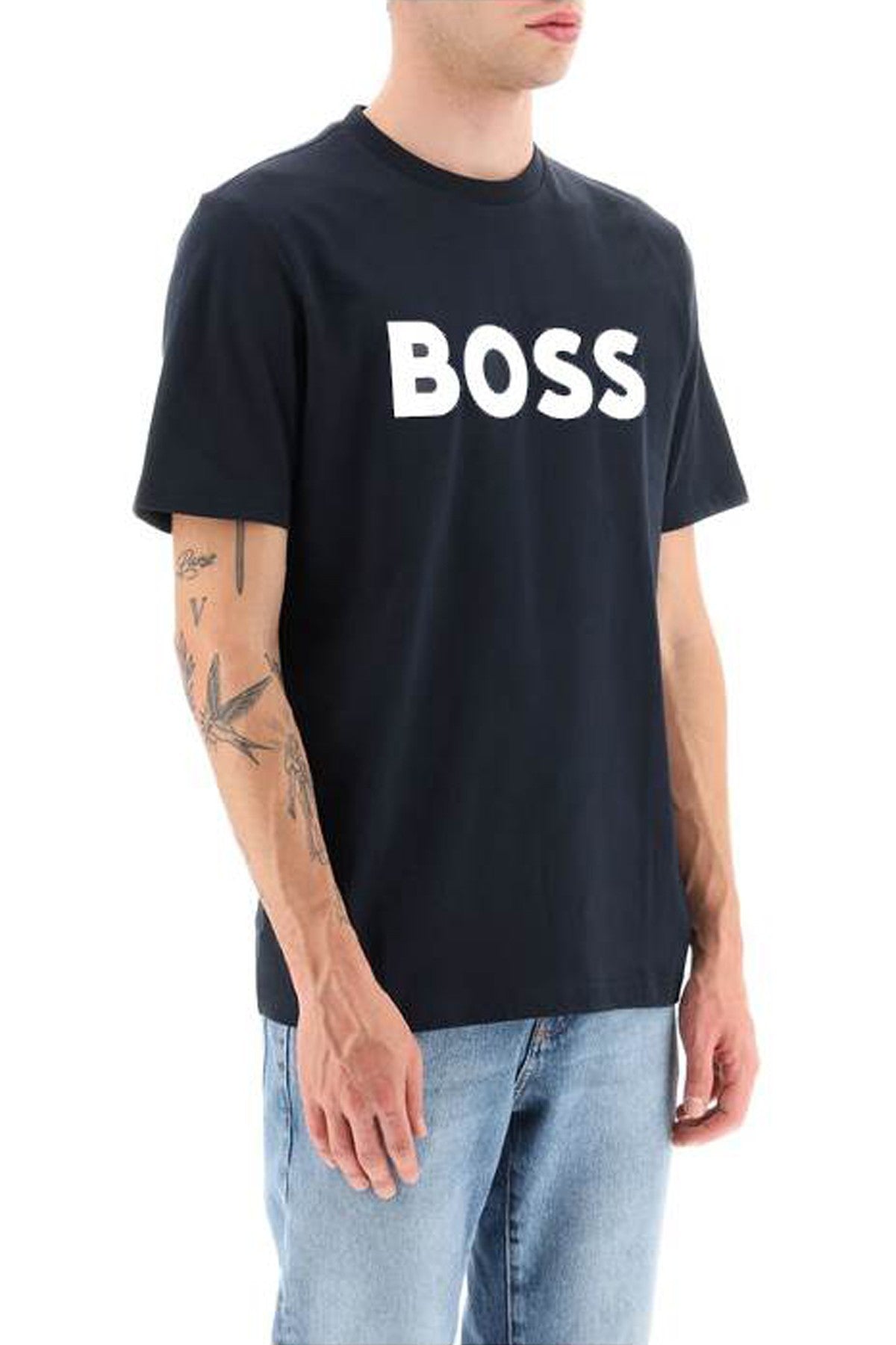 tiburt 354 logo print t-shirt