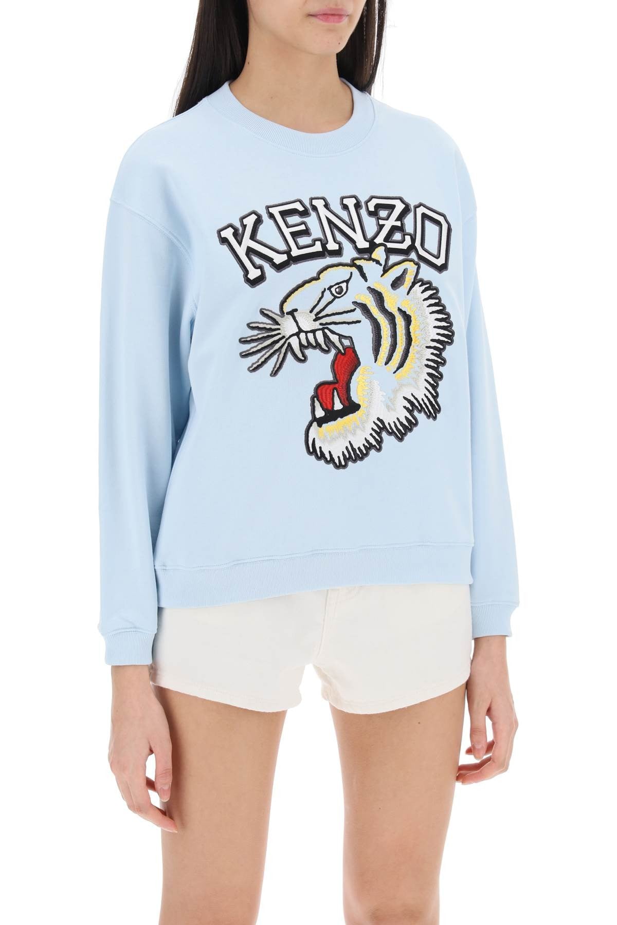 tiger varsity crew-neck sweatshirt