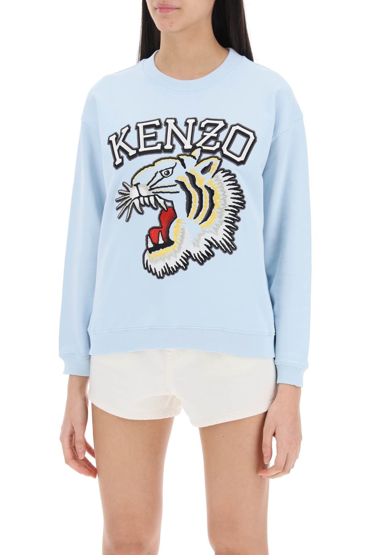 tiger varsity crew-neck sweatshirt