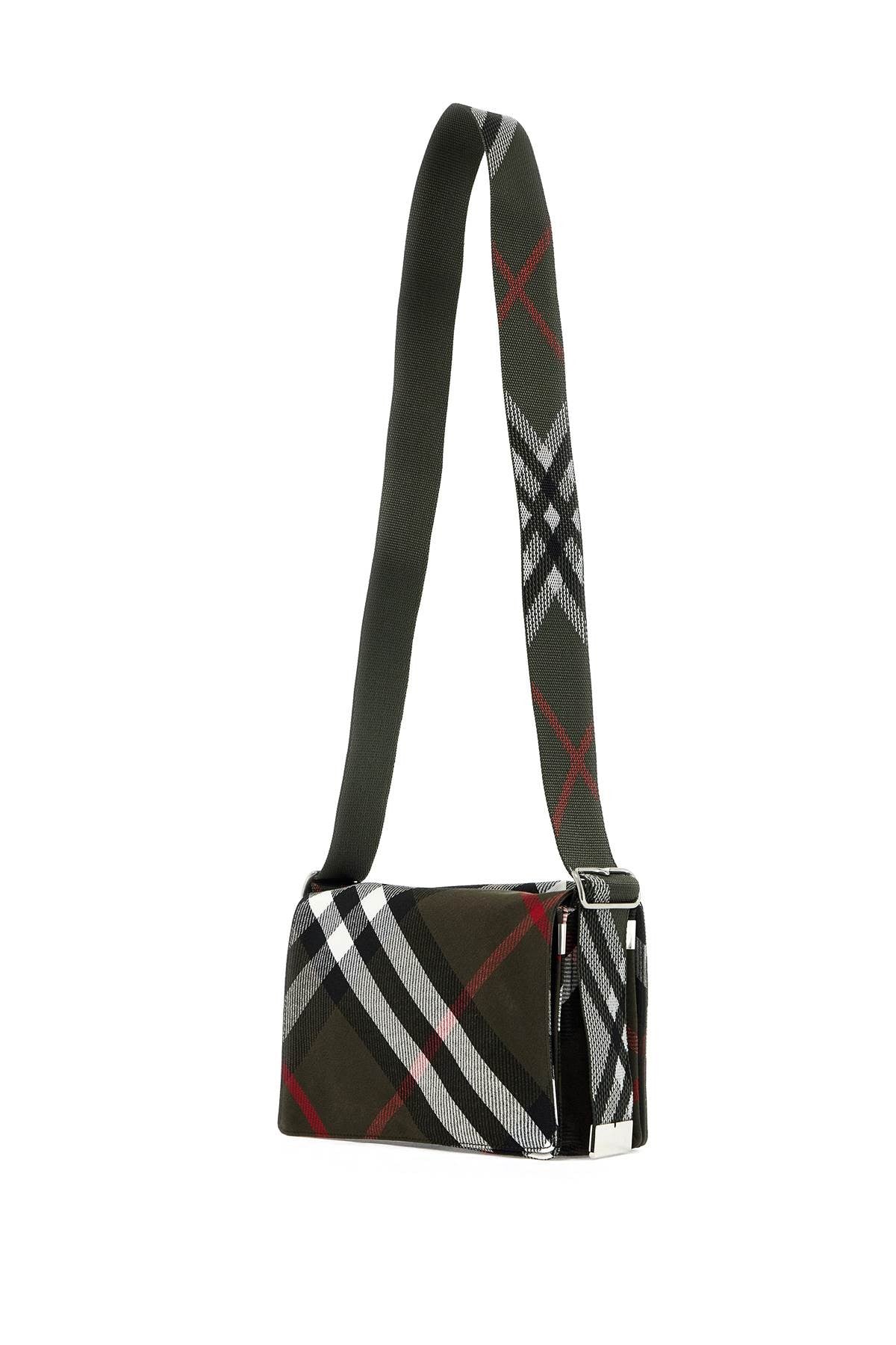 trench check shoulder bag