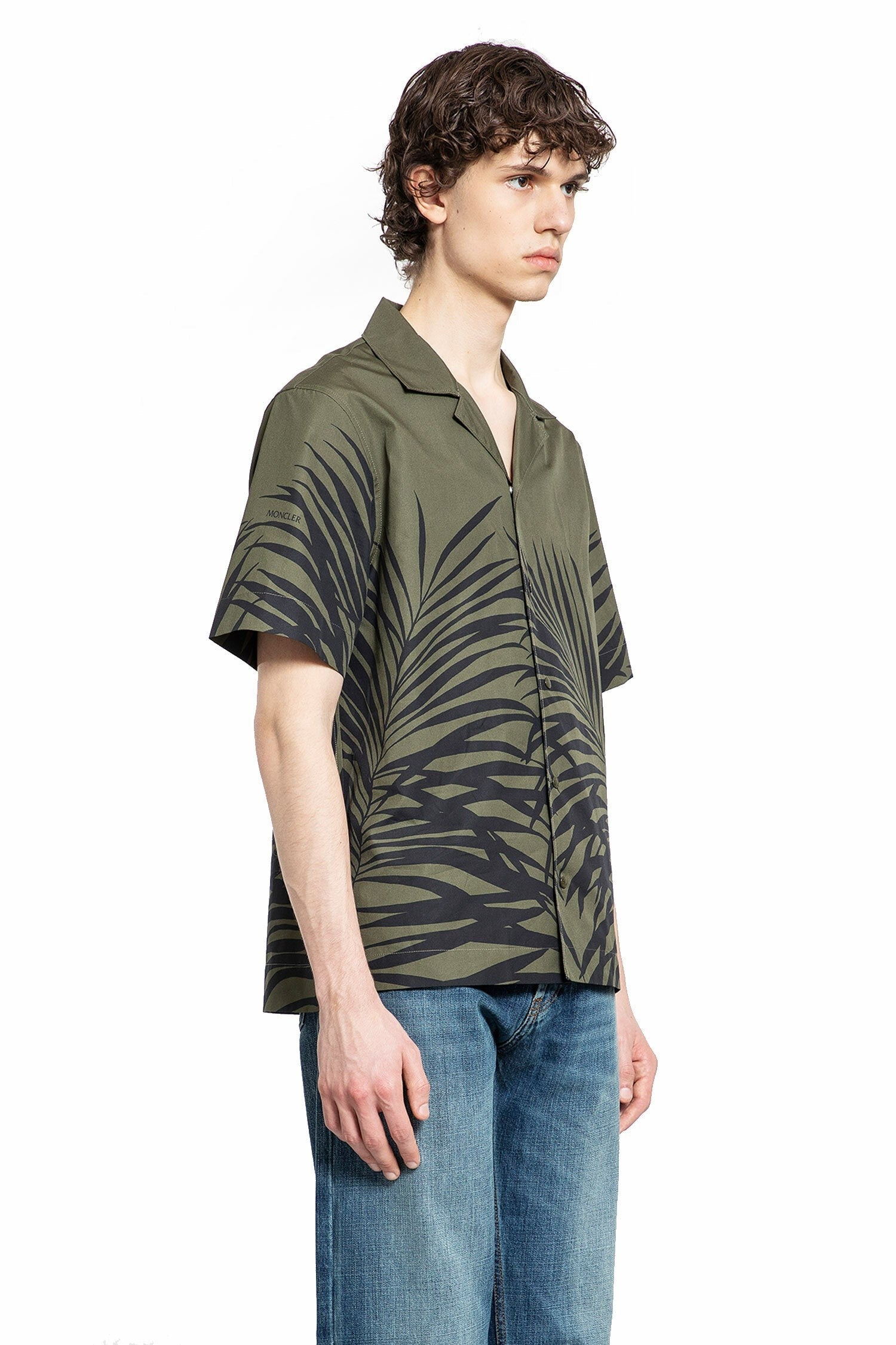 Tropical Print Short Sleeve Shirt