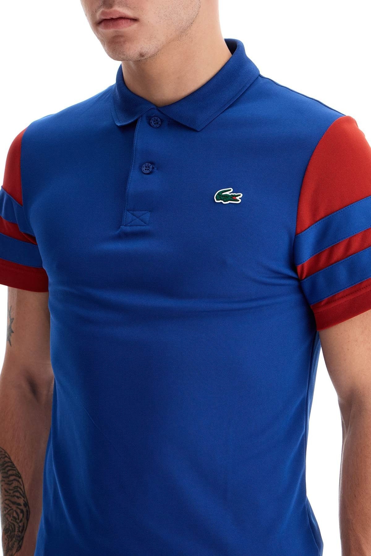 ultra-dry color block sports polo
