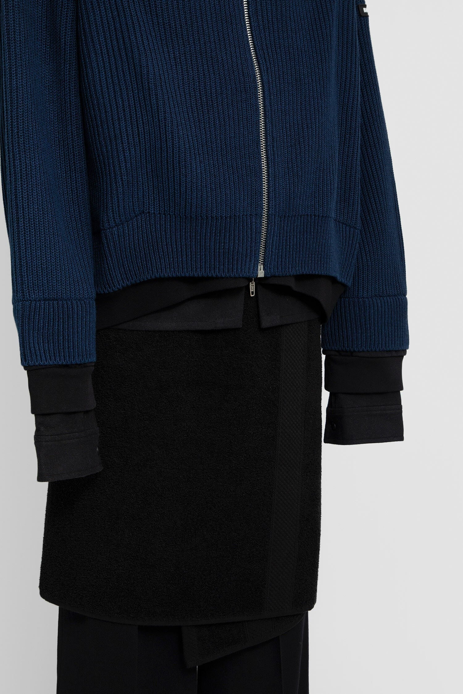 Unity Sports Icon Layered Zip-Up Oversized Hoodie