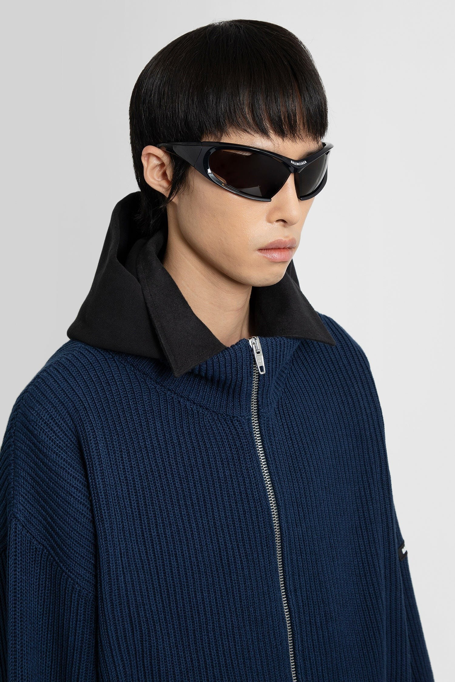 Unity Sports Icon Layered Zip-Up Oversized Hoodie