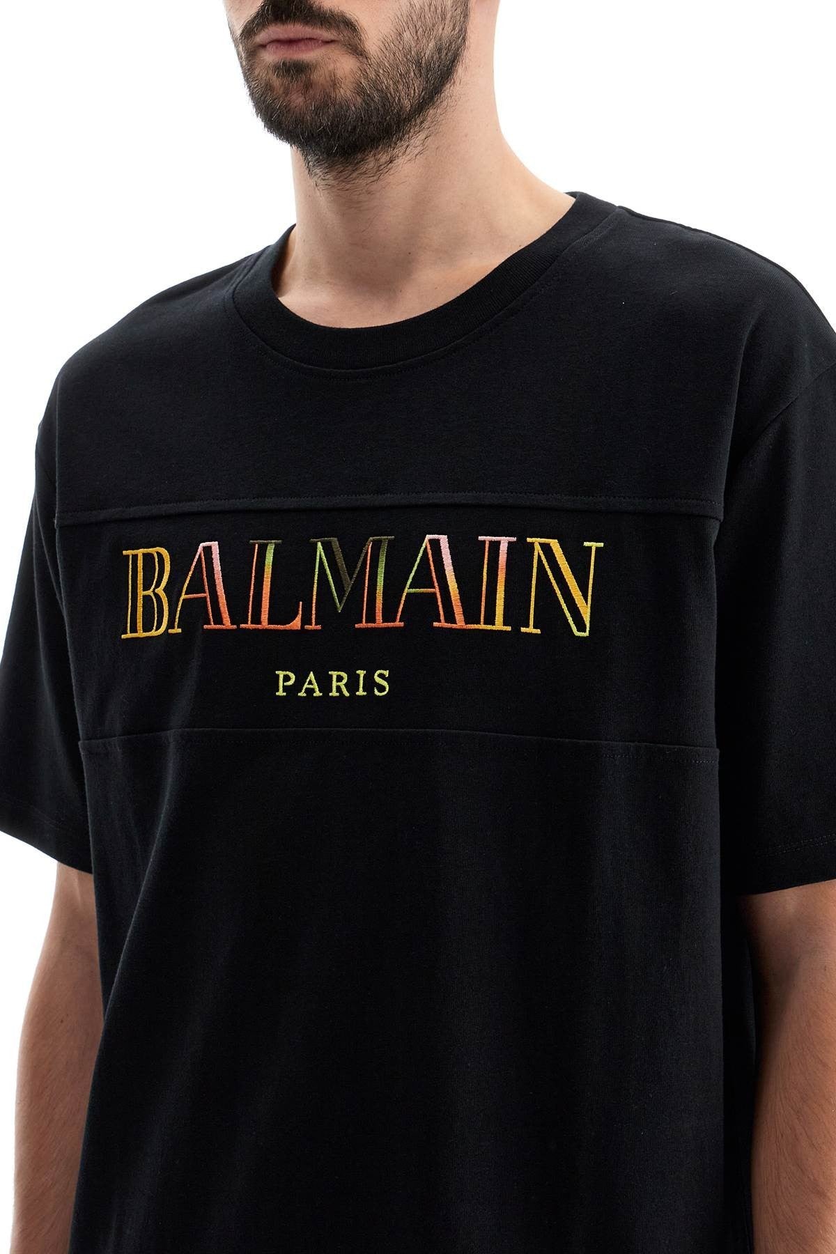 "vintage balmain embroidered t-shirt