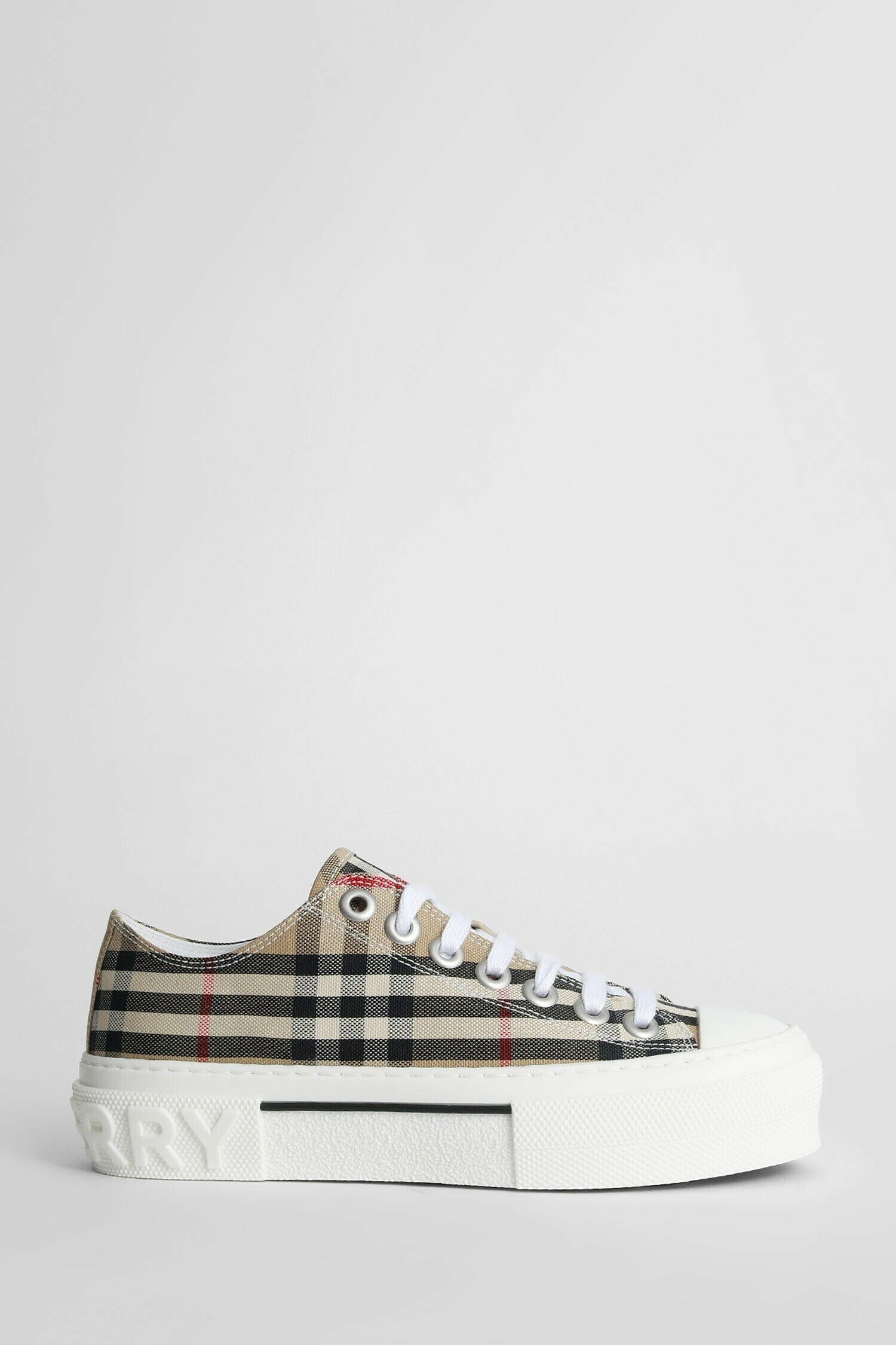 vintage check sneakers