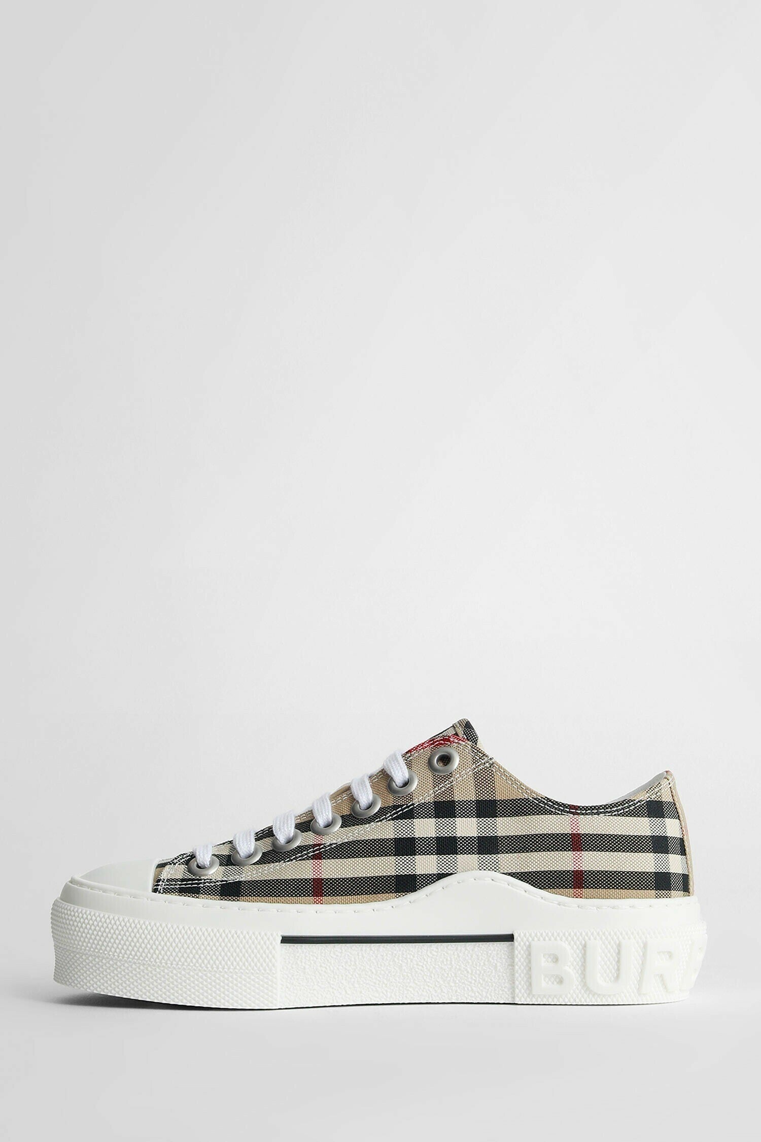 vintage check sneakers