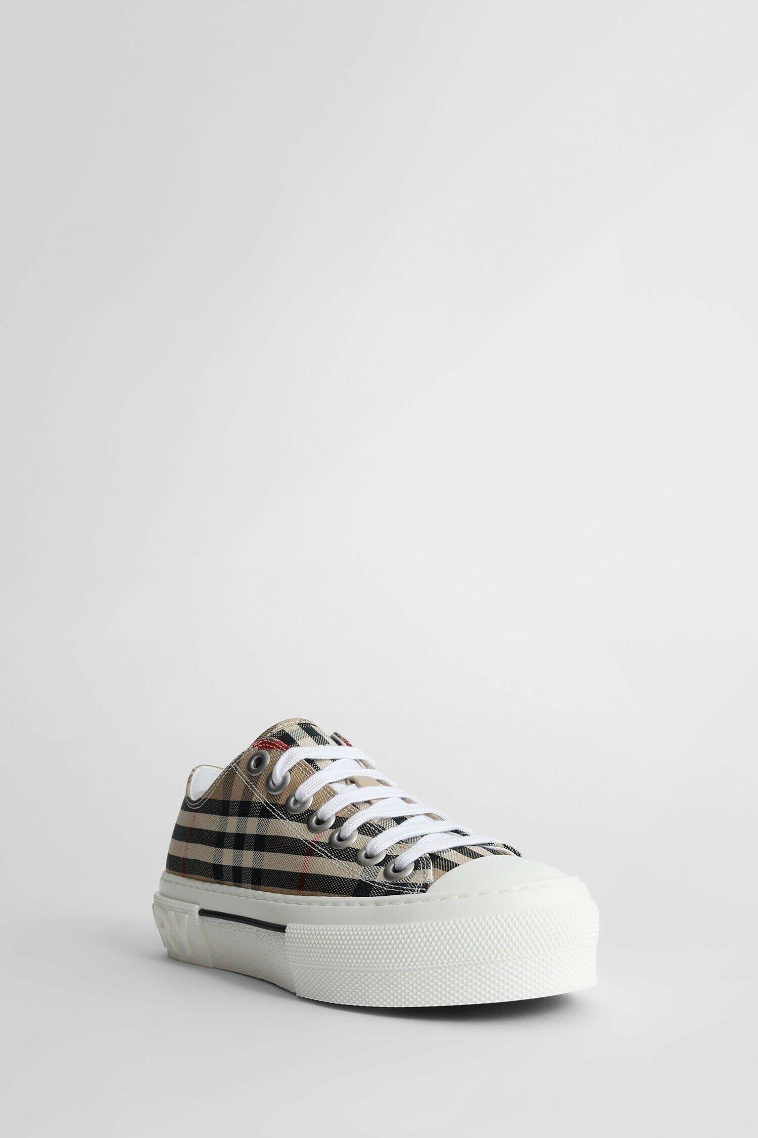 vintage check sneakers