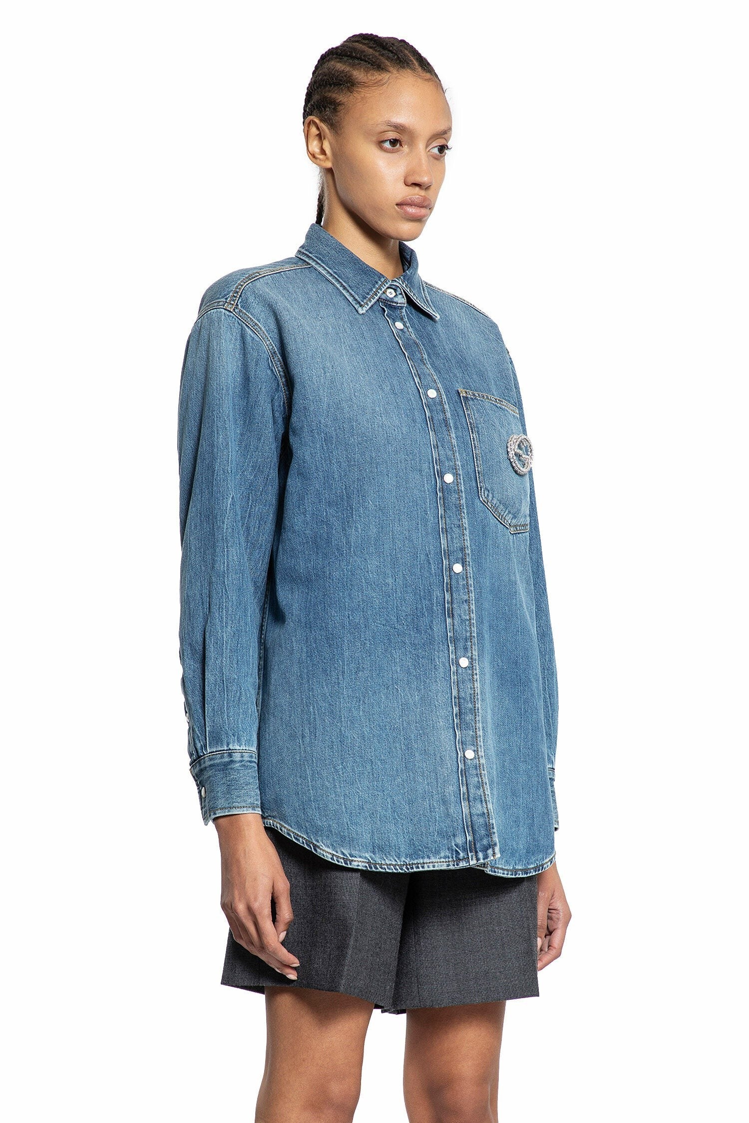Washed Organic Denim Shirt