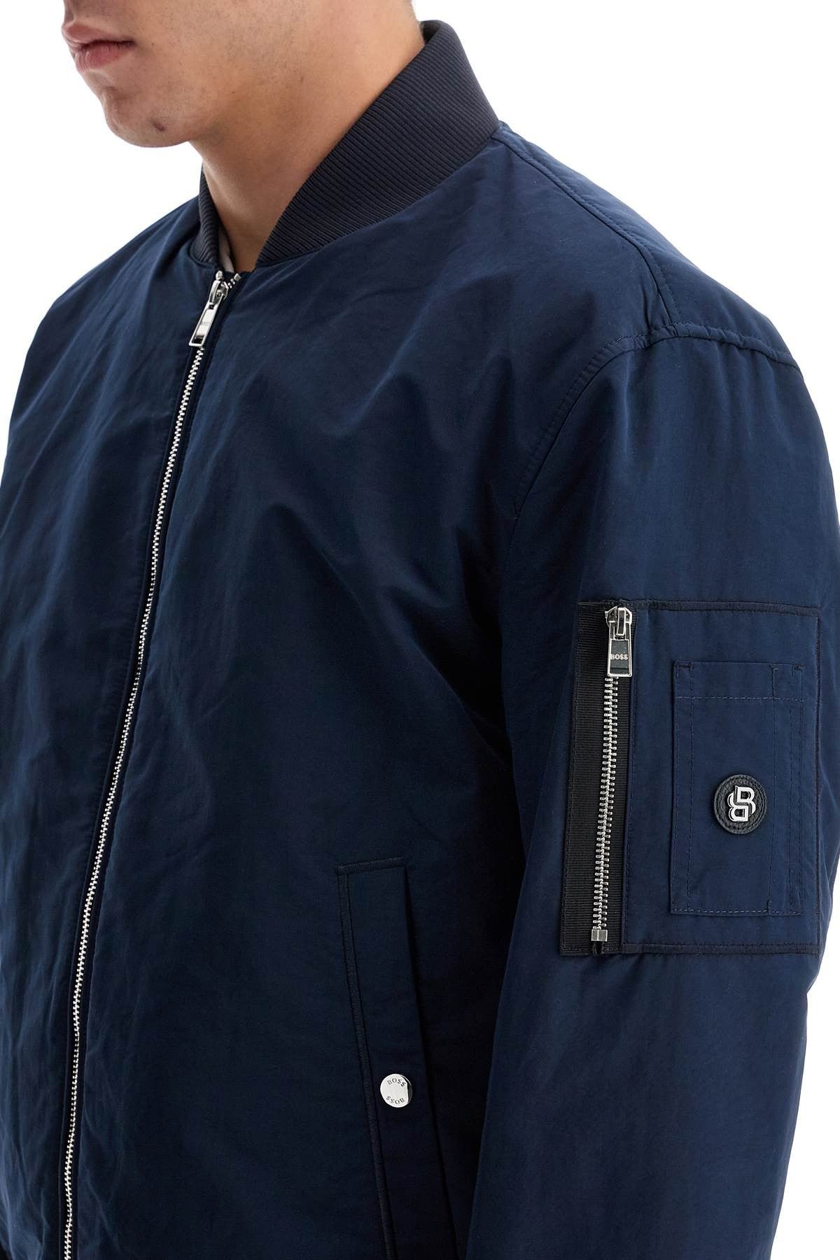 Waterproof Regular Fit Bomber Jacket