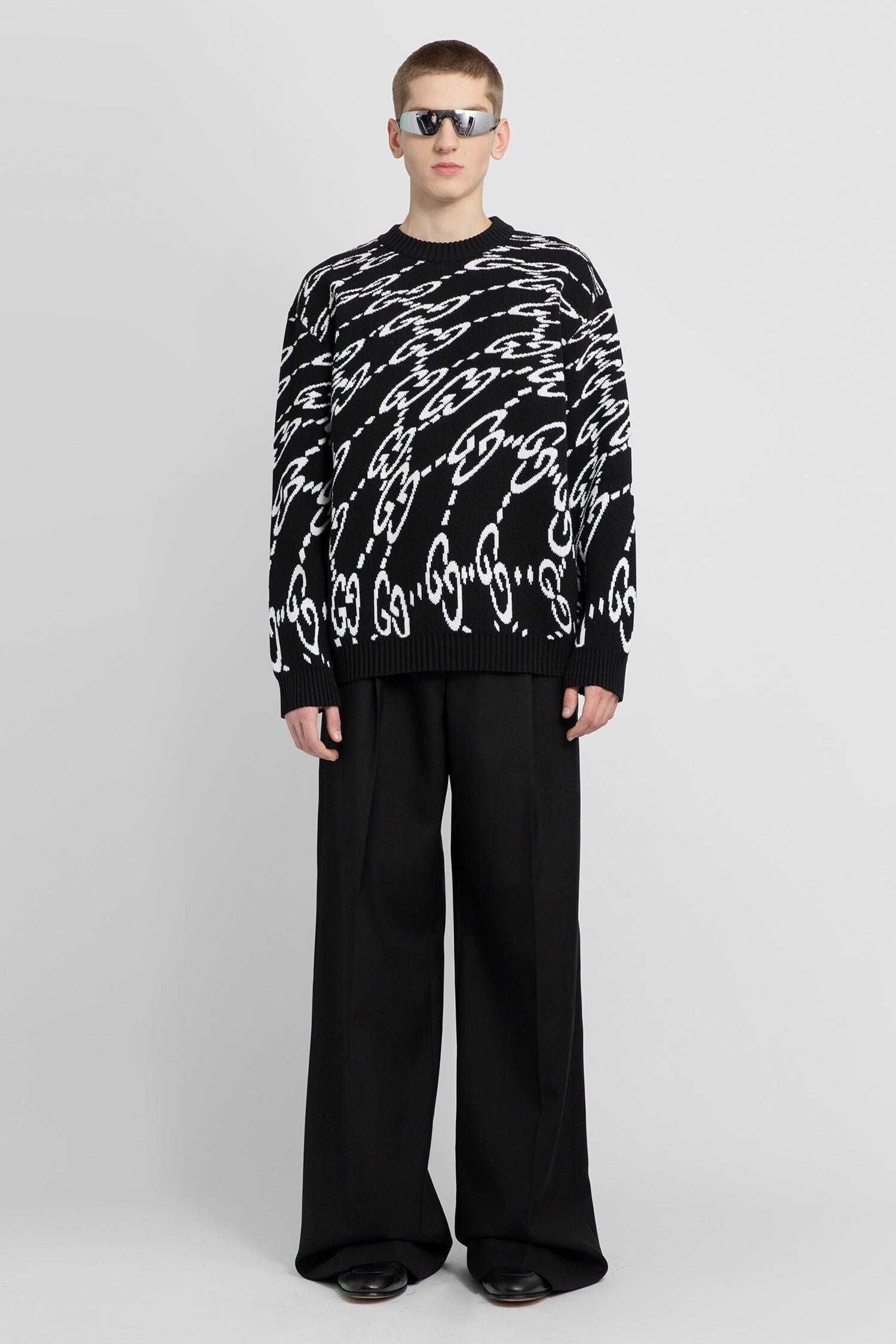 Wavy Gg Cotton Jumper