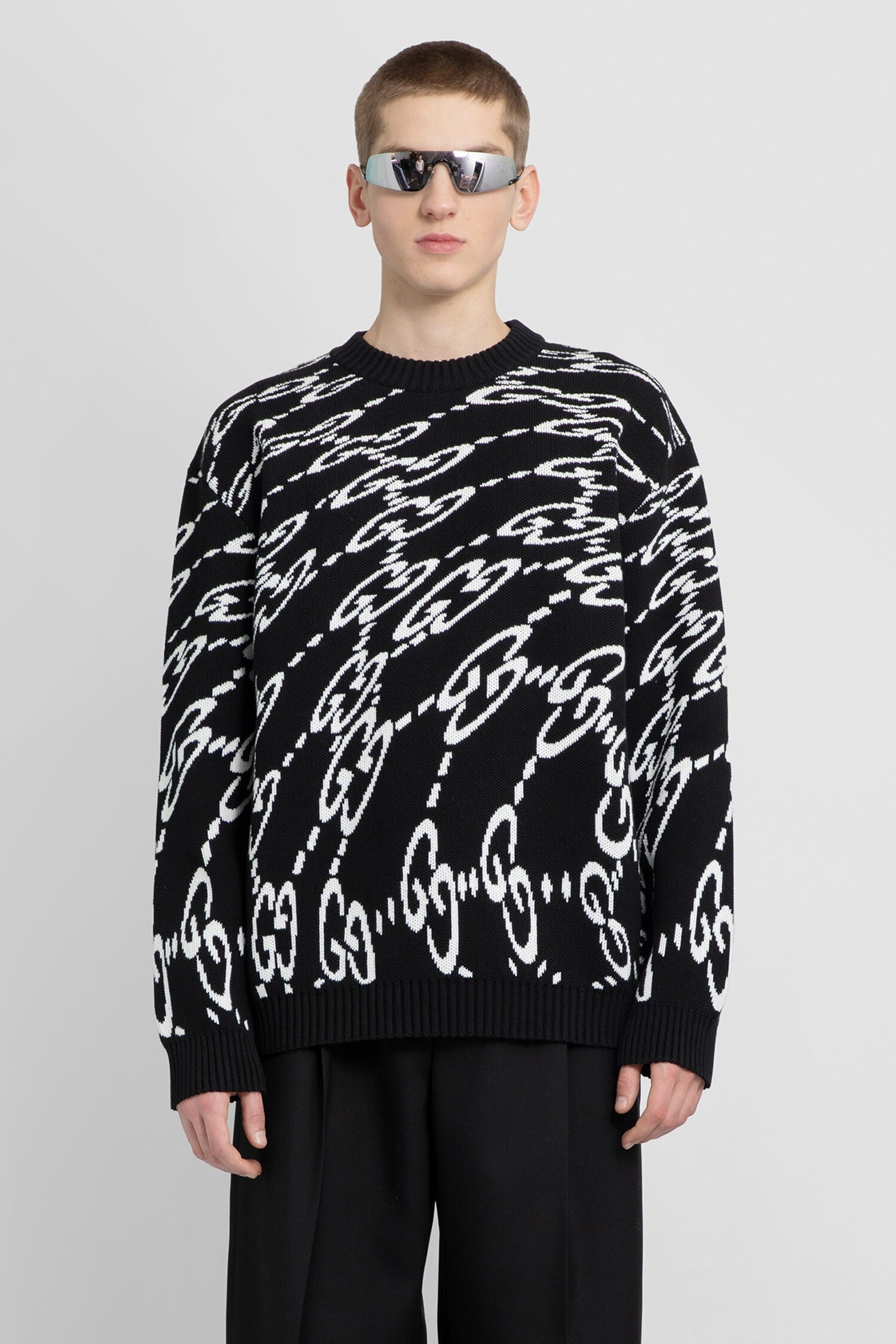 Wavy Gg Cotton Jumper