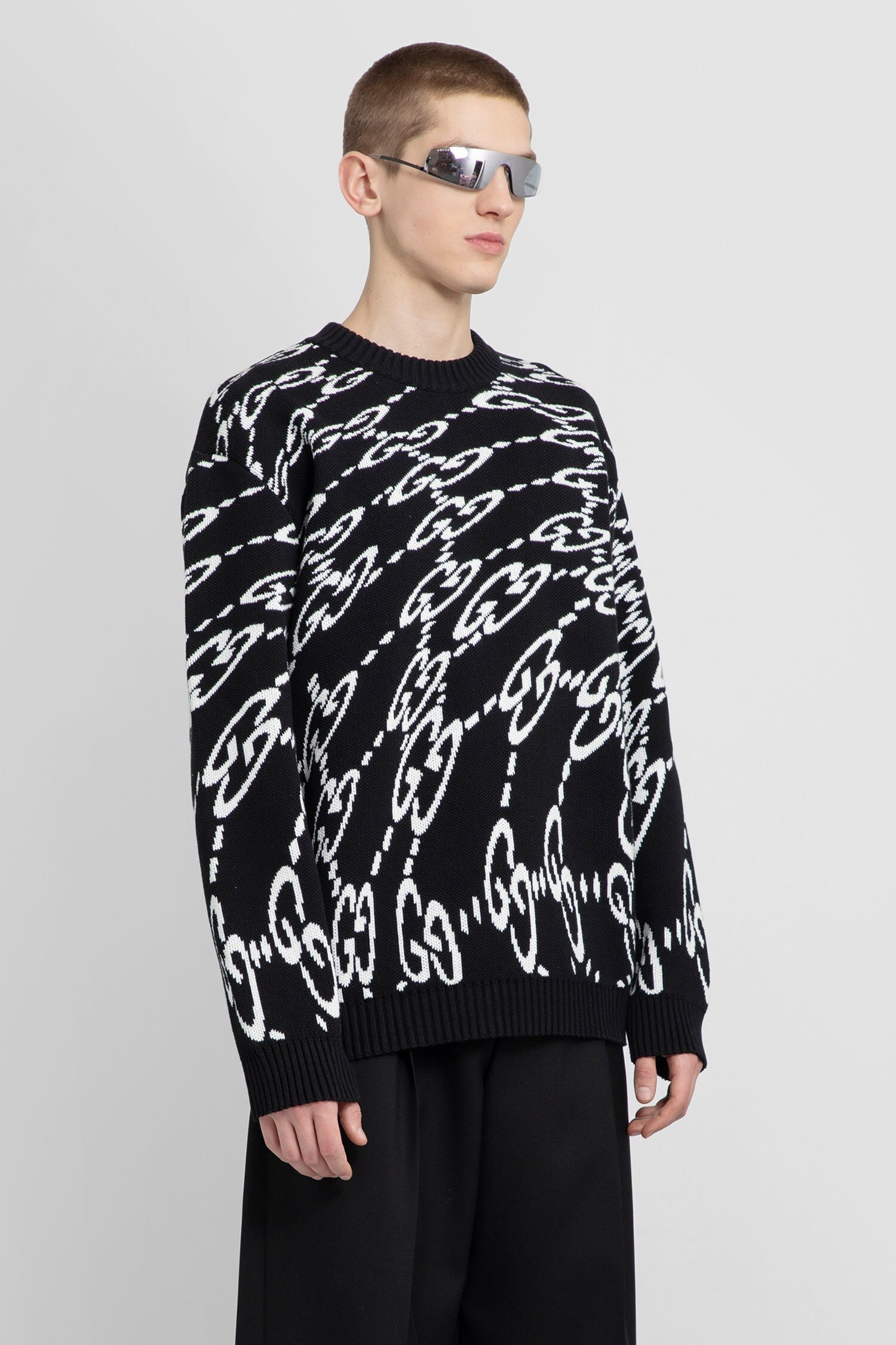 Wavy Gg Cotton Jumper
