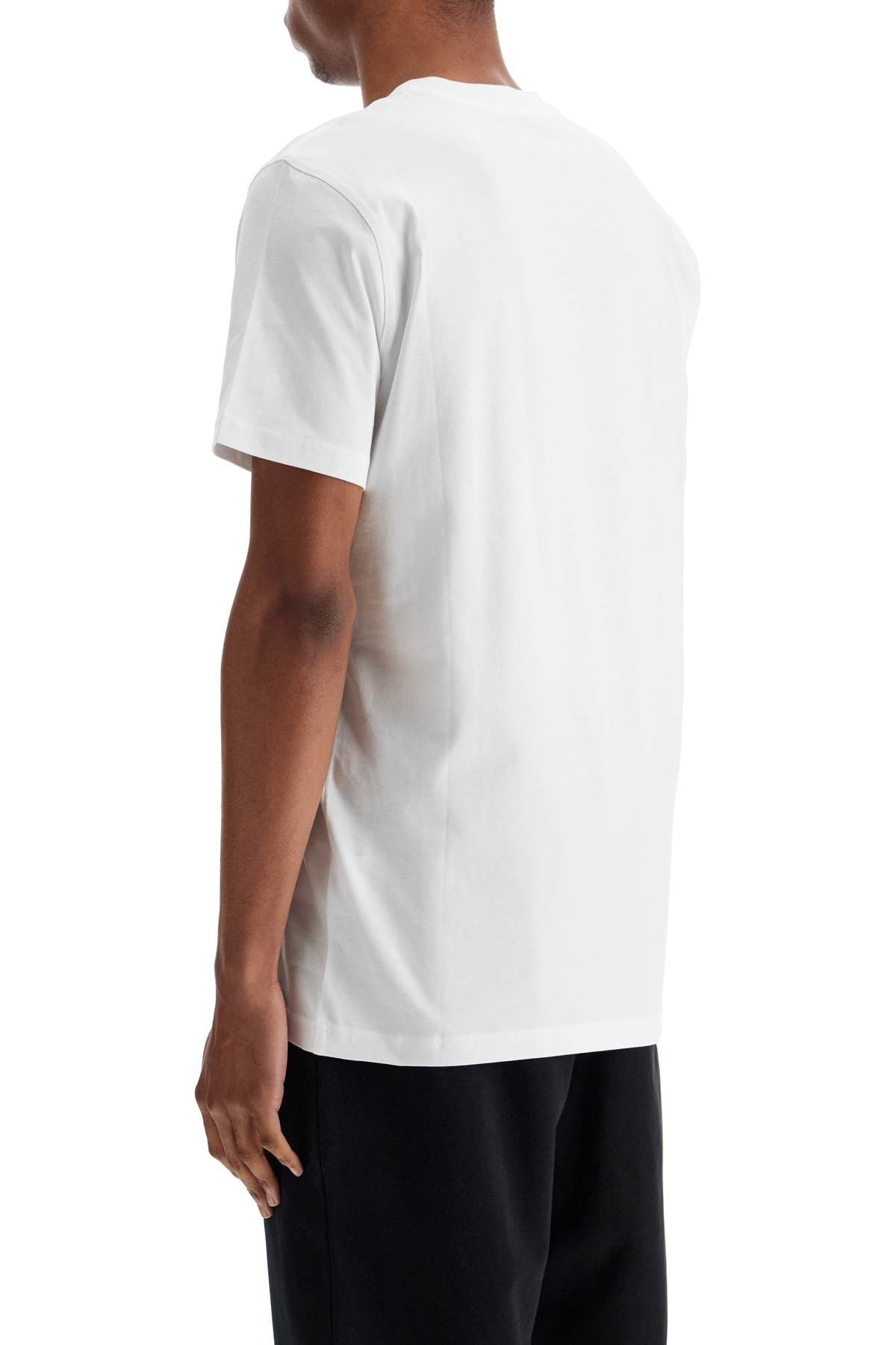 white cotton t-shirt with bear print