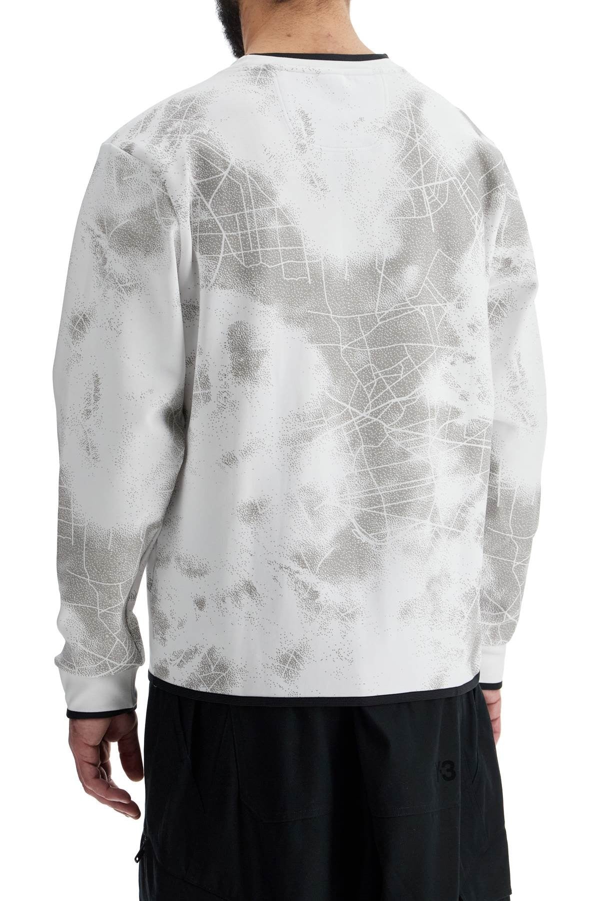 white high neck sweatshirt for men