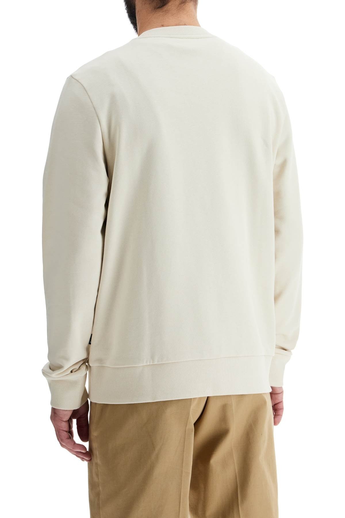 white loose fit long sleeve sweatshirt c-sharpi 08