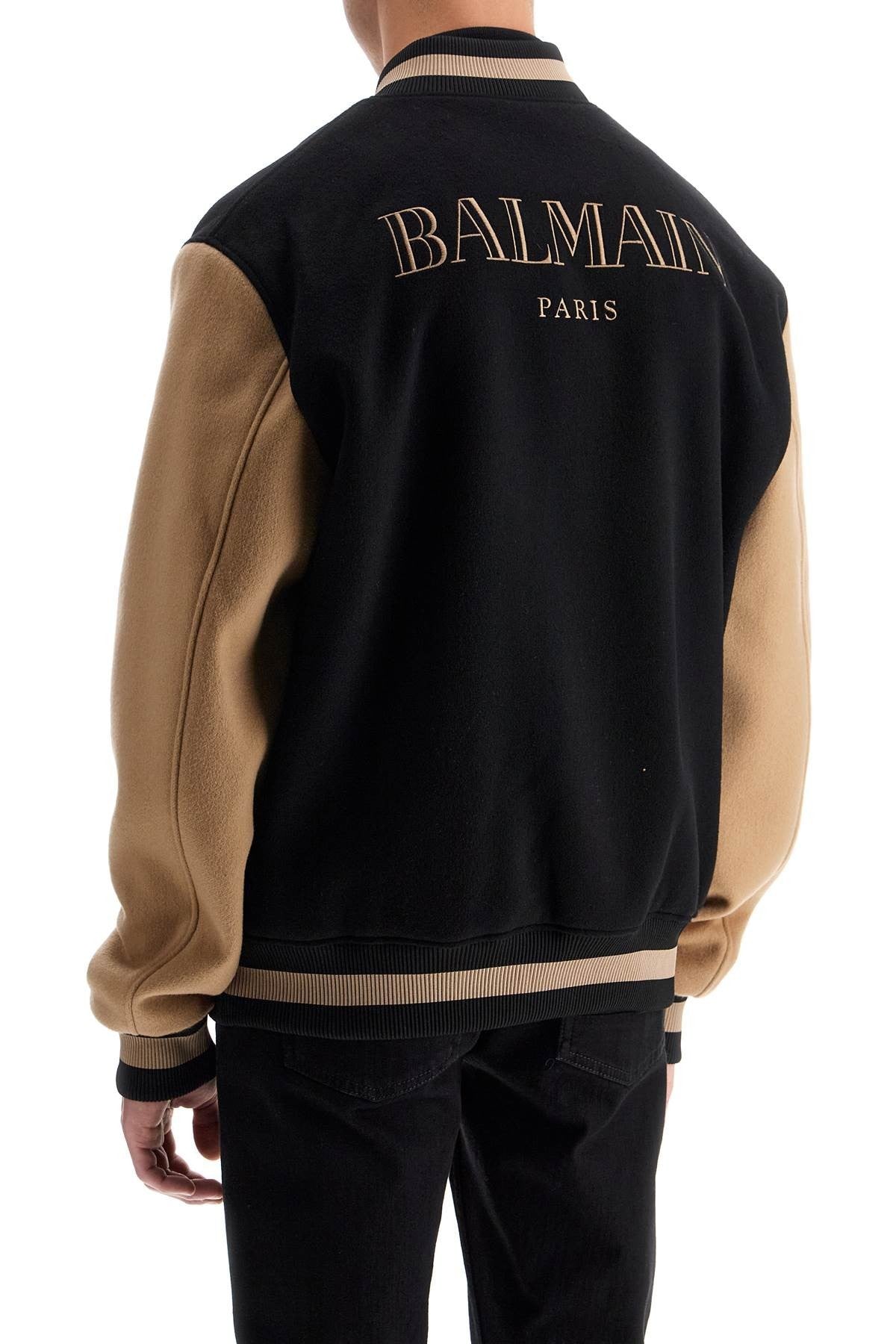 wool and cashmere bomber jacket