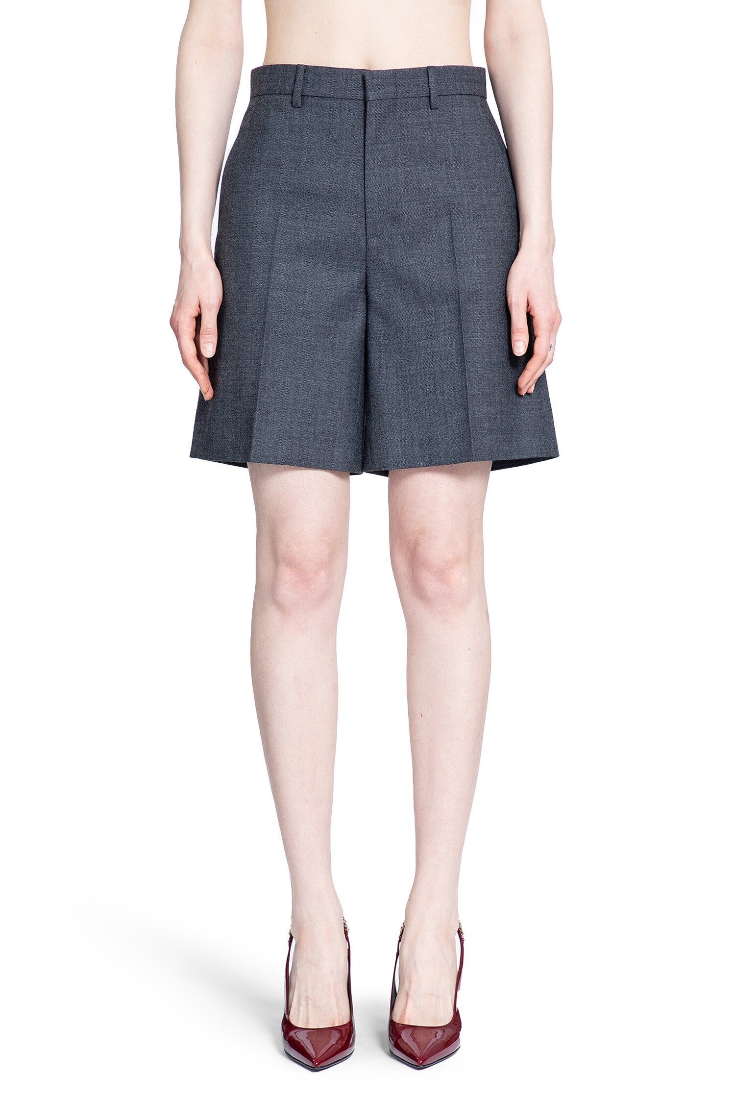 Wool Grisaille Bermuda