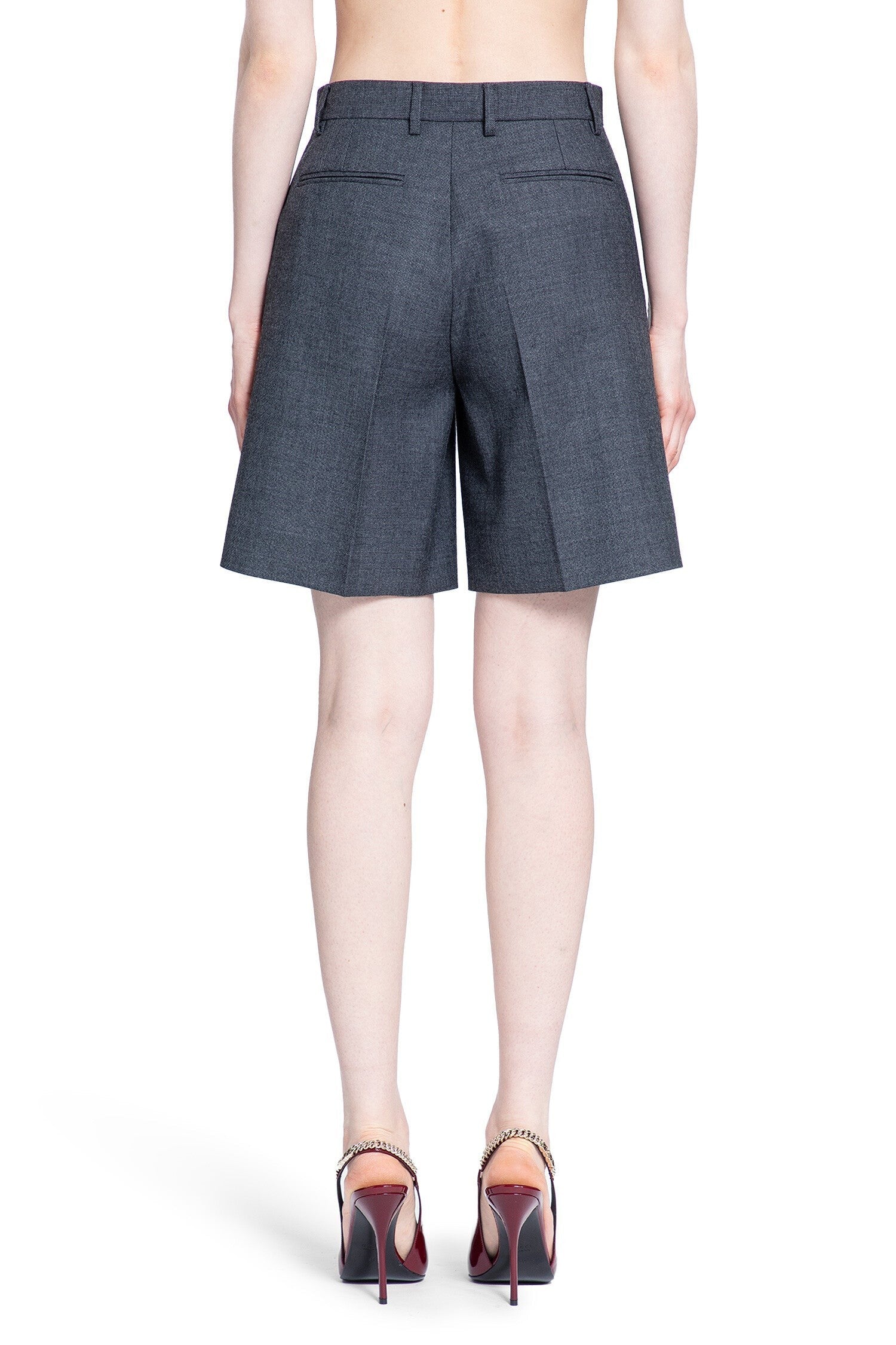 Wool Grisaille Bermuda