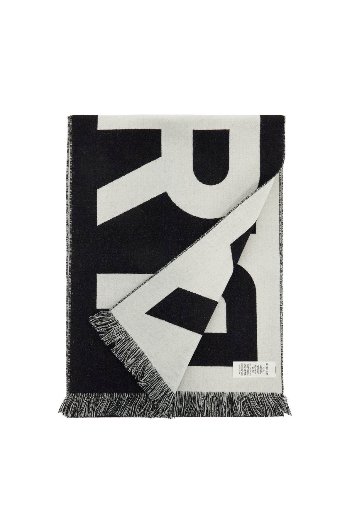 wool logoed scarf