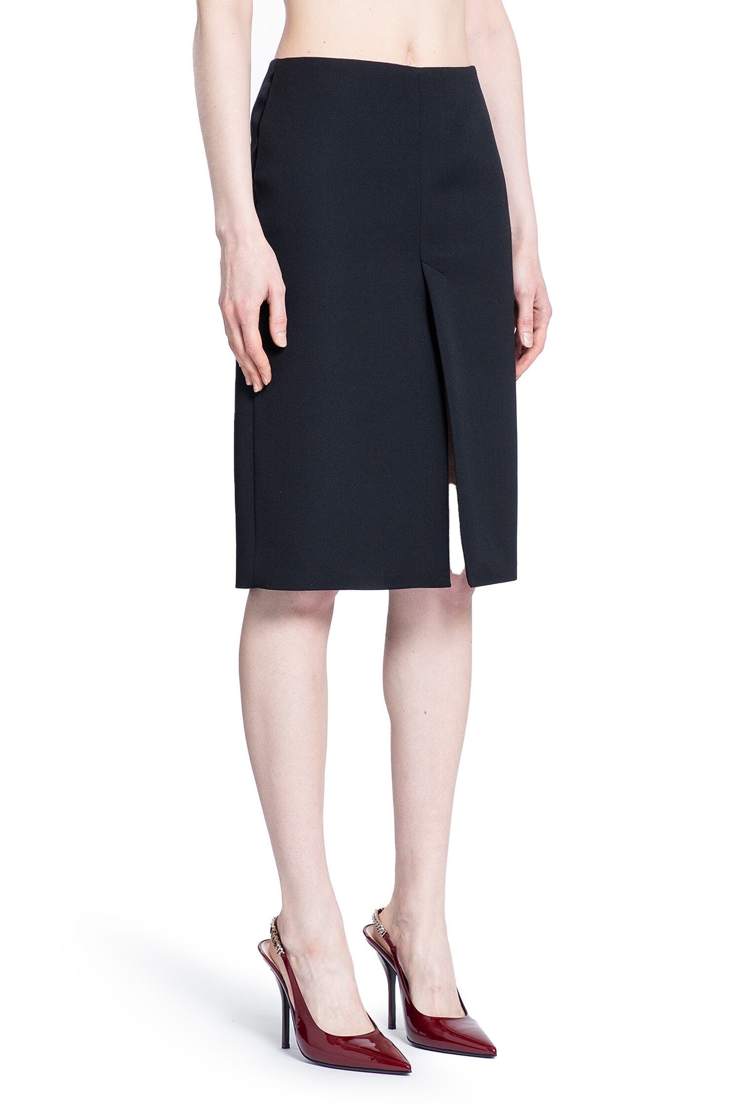 Wool Mid-Length Skirt