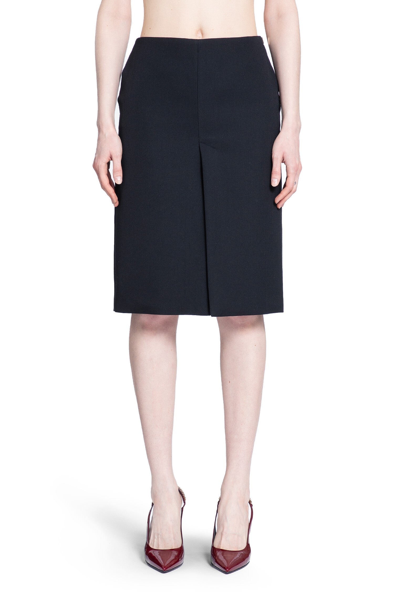 Wool Mid-Length Skirt