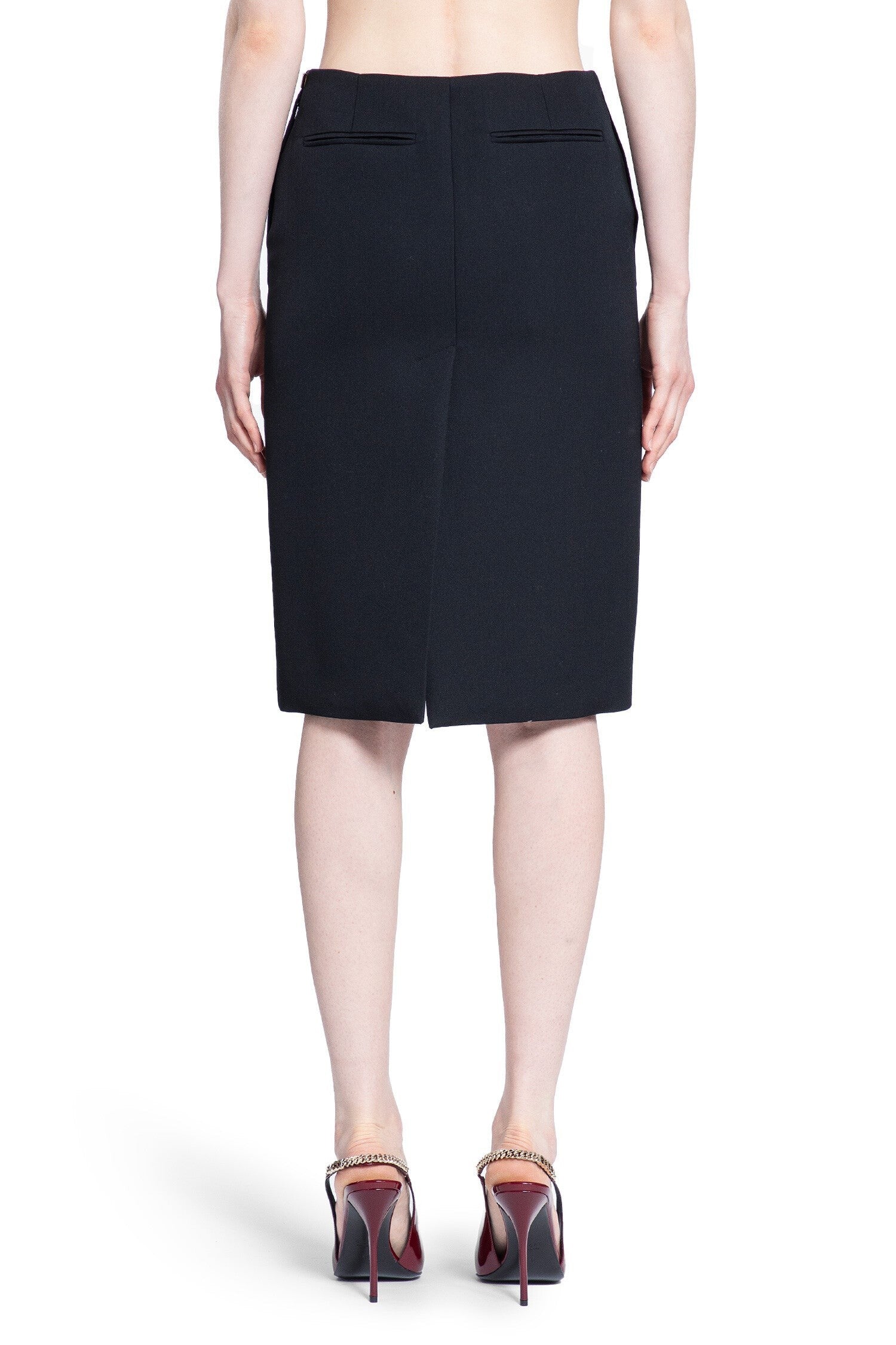 Wool Mid-Length Skirt